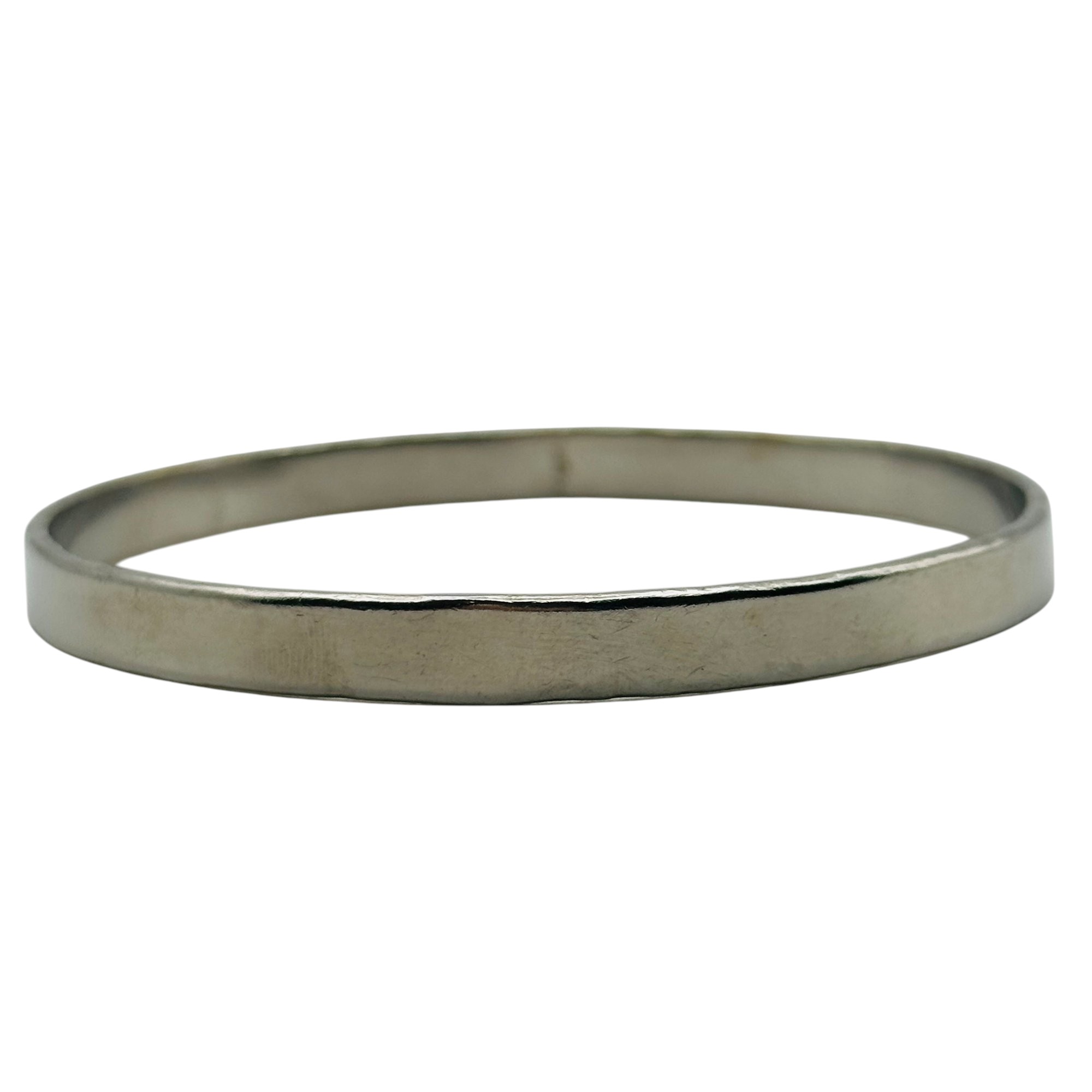 Signed Sterling Bangle Bracelet