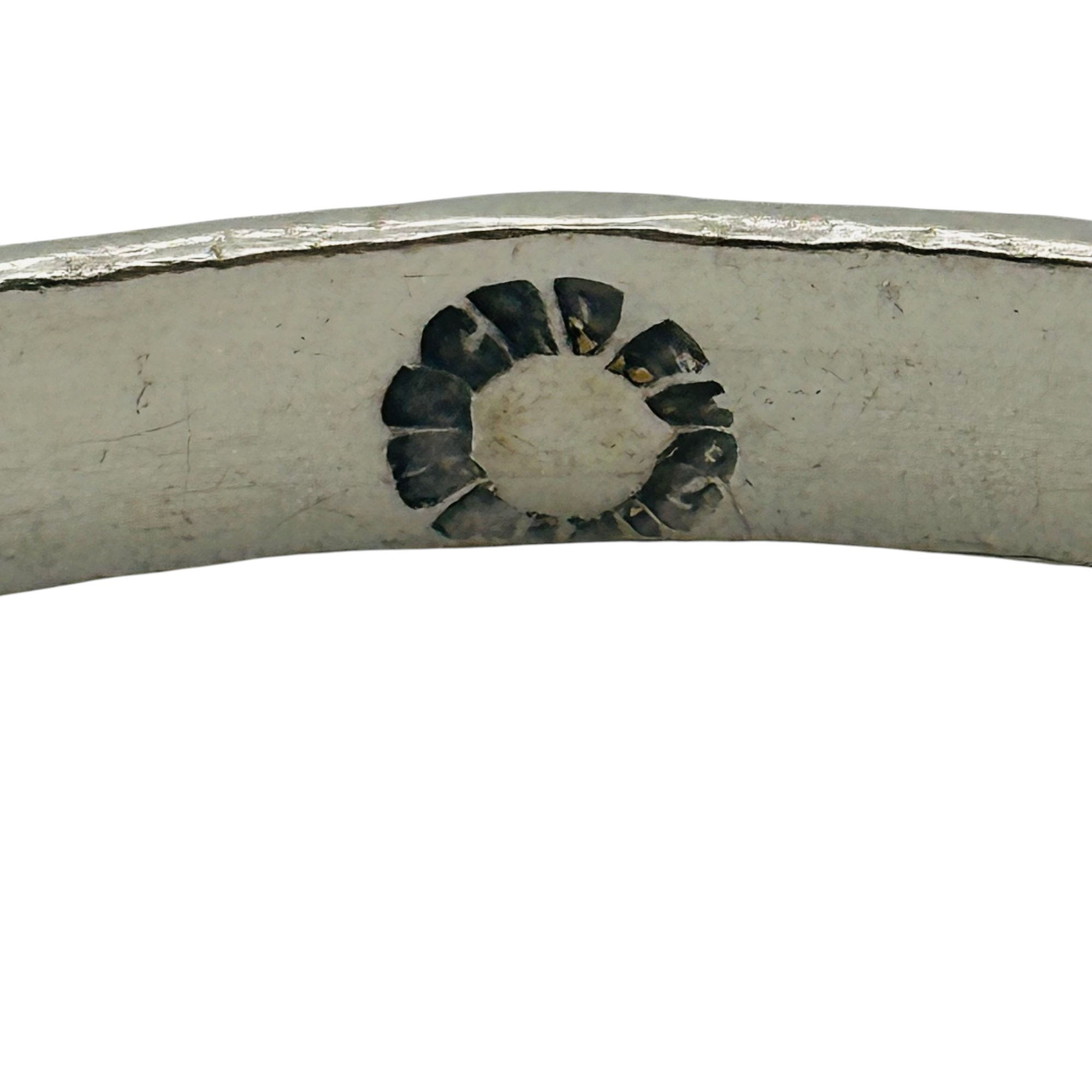 Signed Sterling Bangle Bracelet