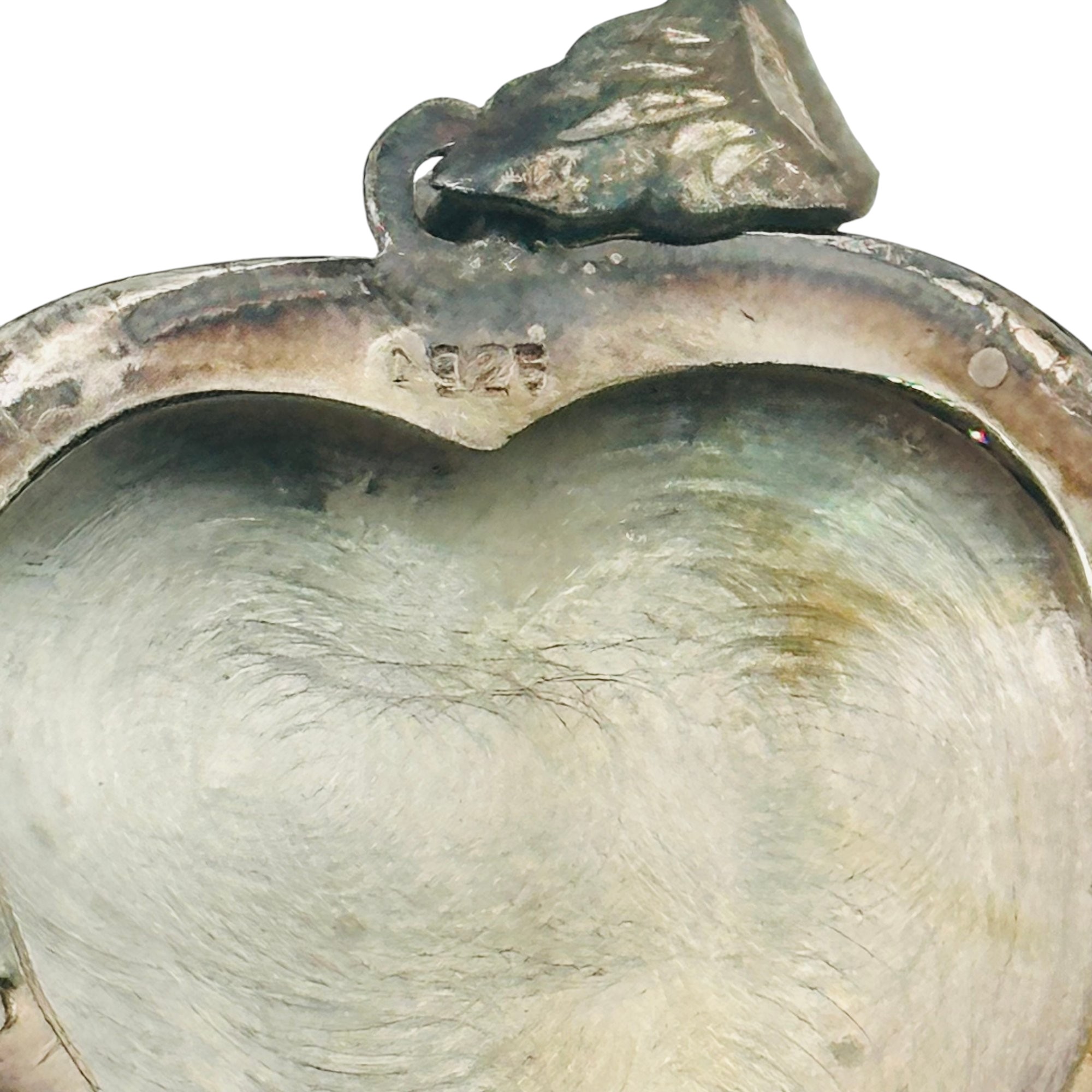 Sterling Stamped Heart Locket