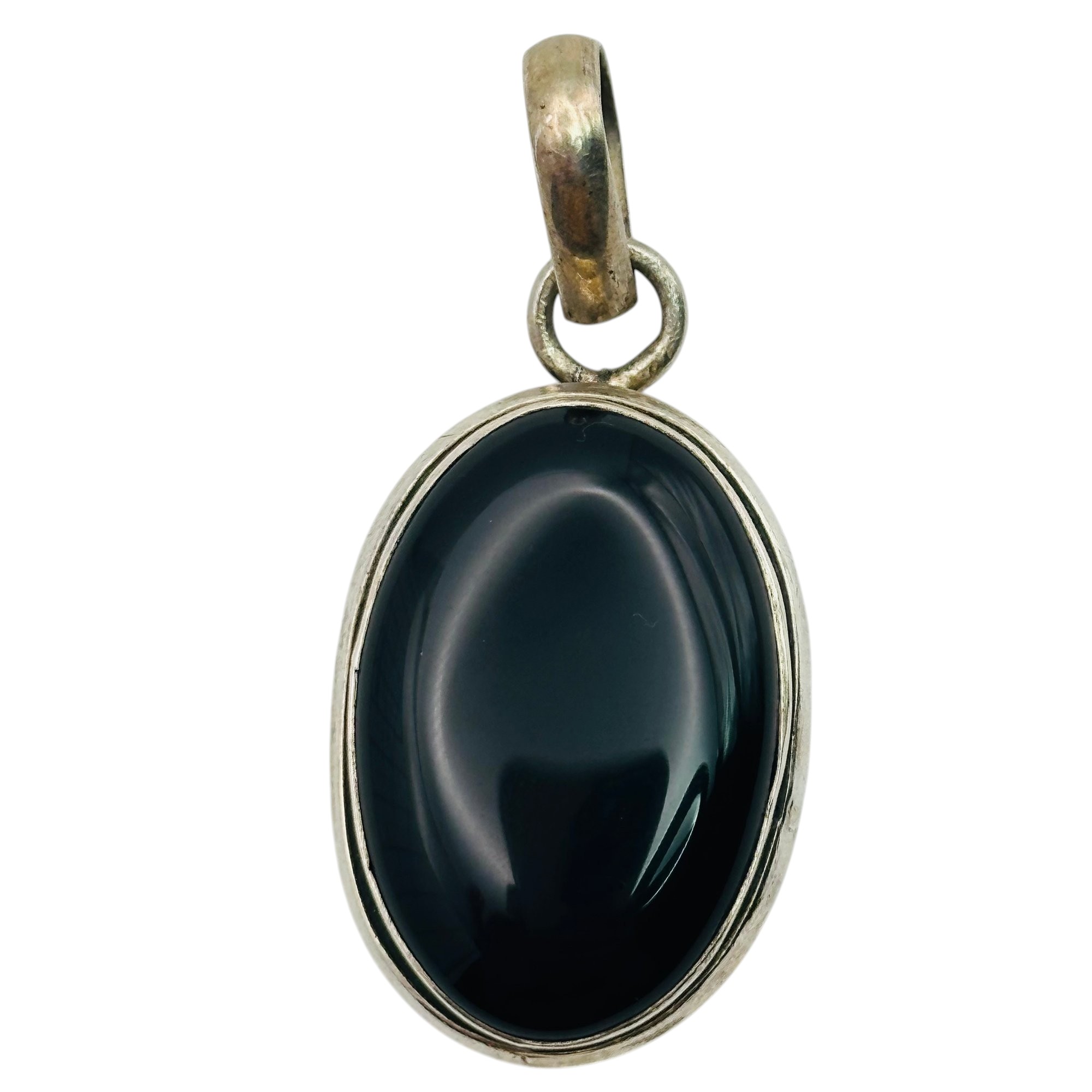 Sterling Onyx Pendant