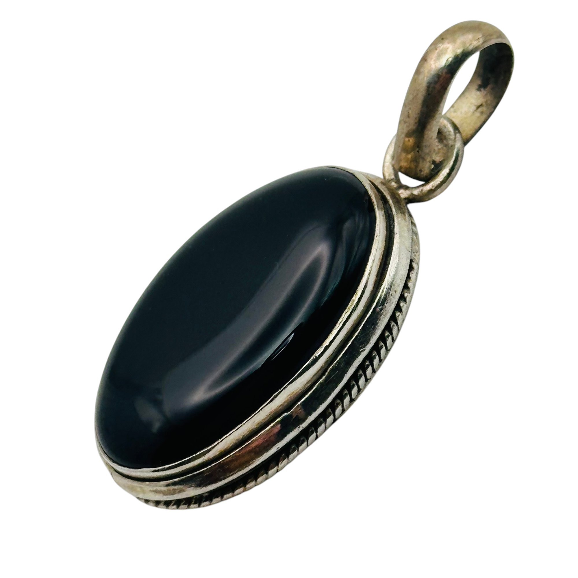 Sterling Onyx Pendant