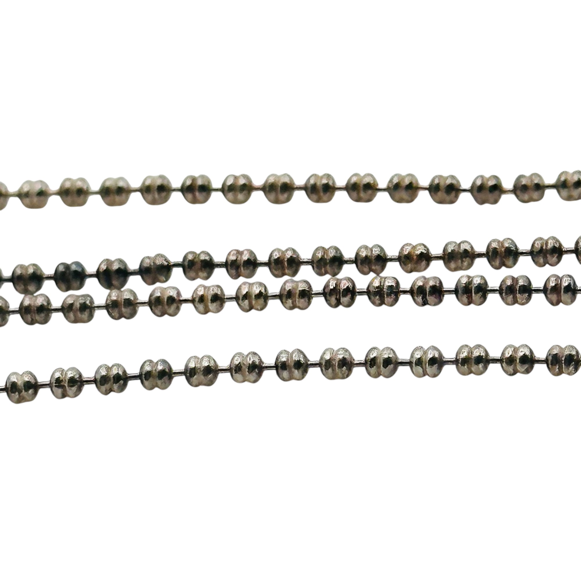 Sterling Bead Chain Necklace