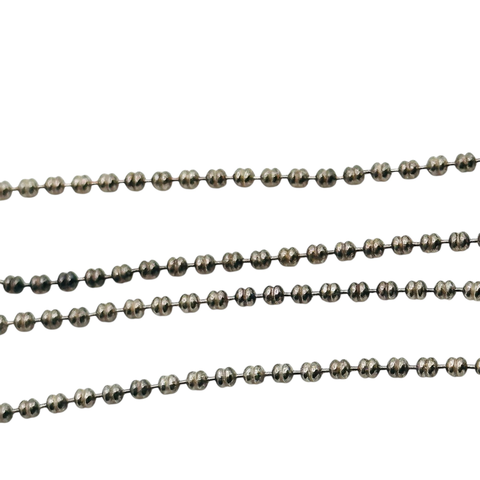 Sterling Bead Chain Necklace