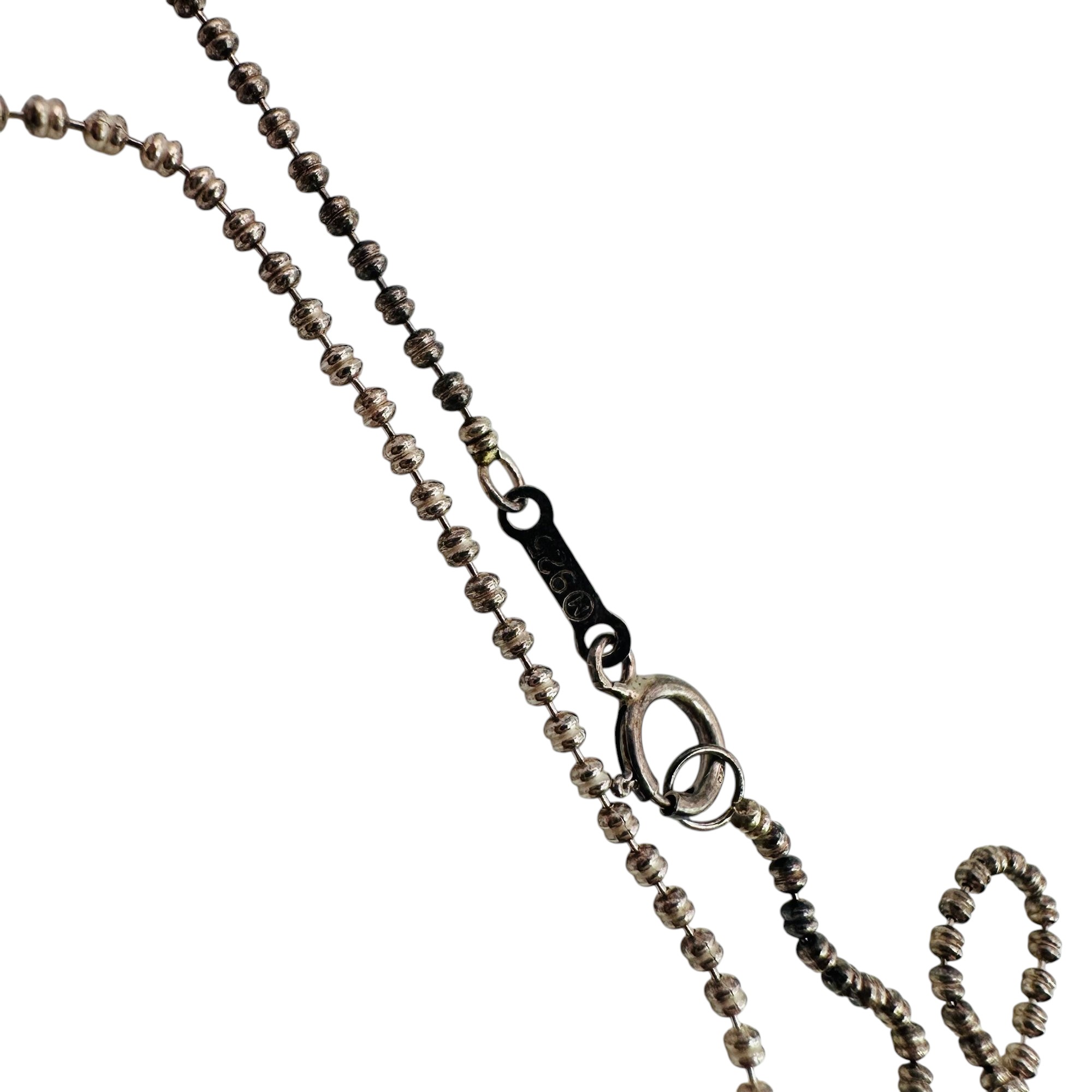 Sterling Bead Chain Necklace
