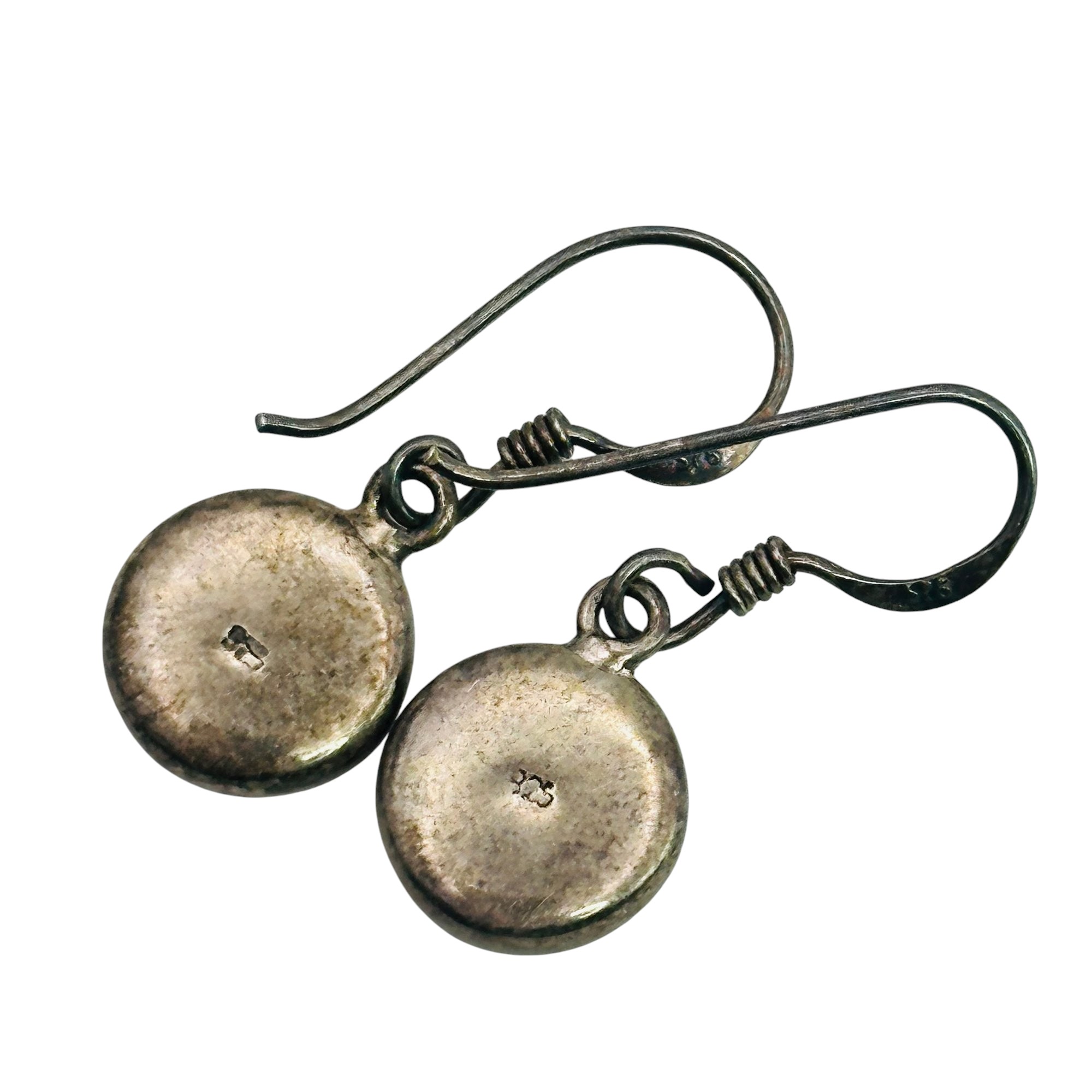 Sterling Shiva Shell Earrings