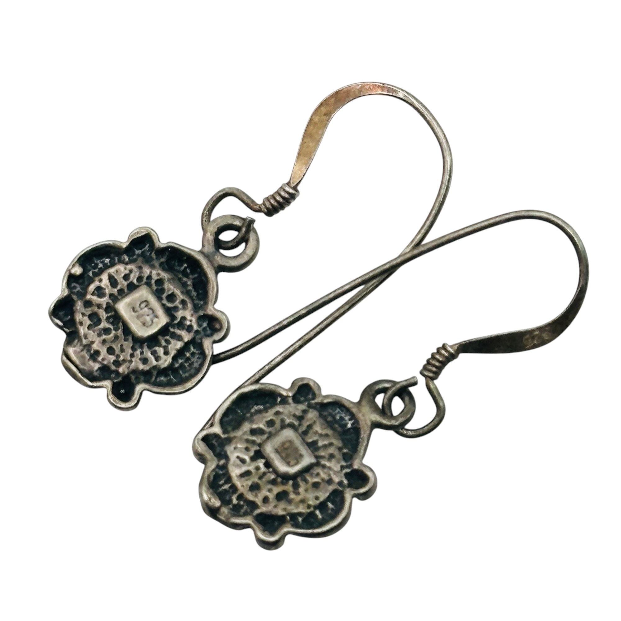 Sterling Opal Dangle Earrings