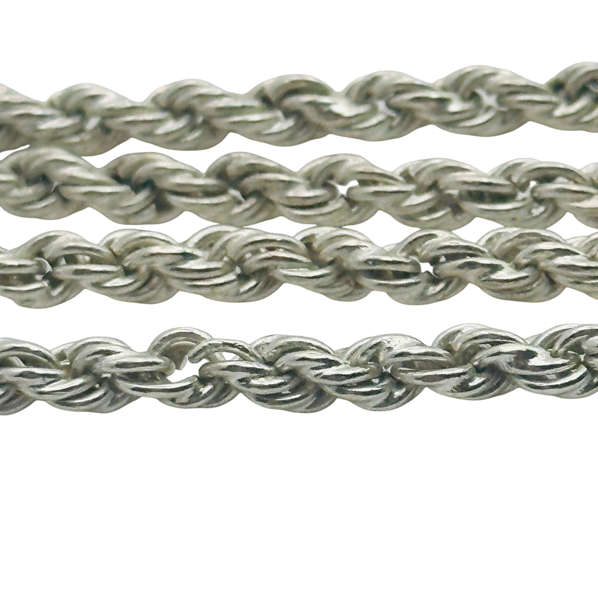 Sterling Rope Chain Necklace