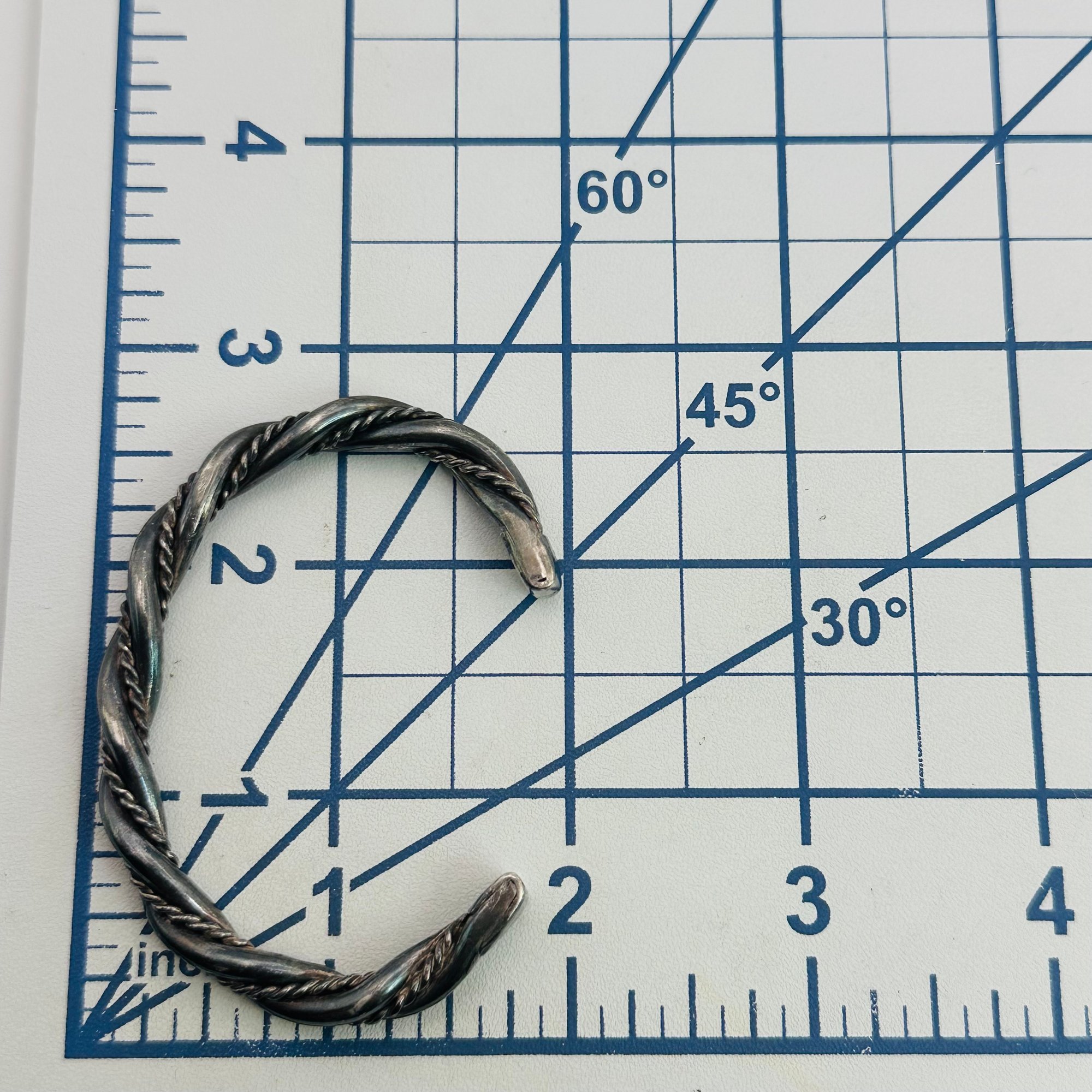 Sterling Twisted Cuff Bracelet