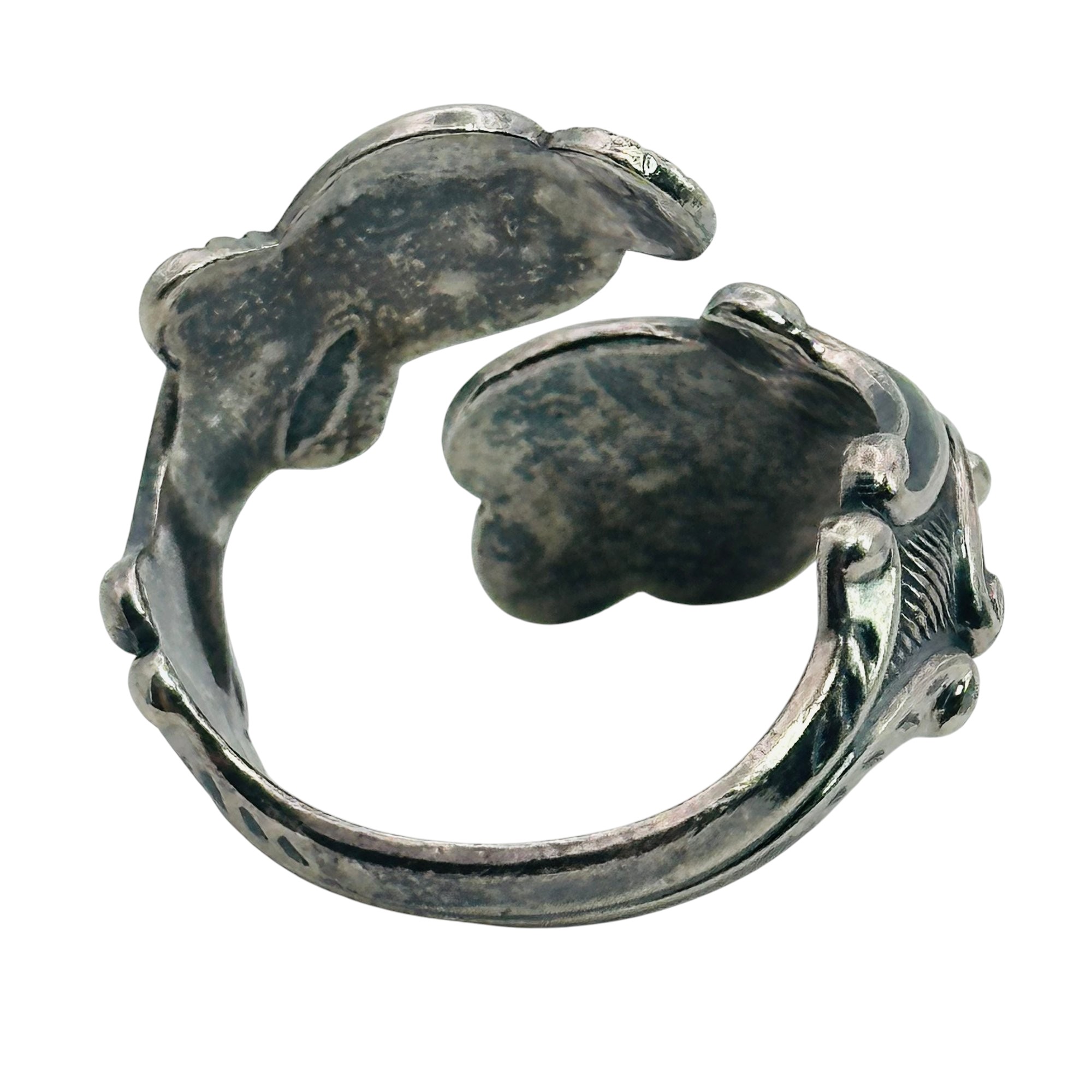 Avon Sterling Heart Wrap Adjustable Ring