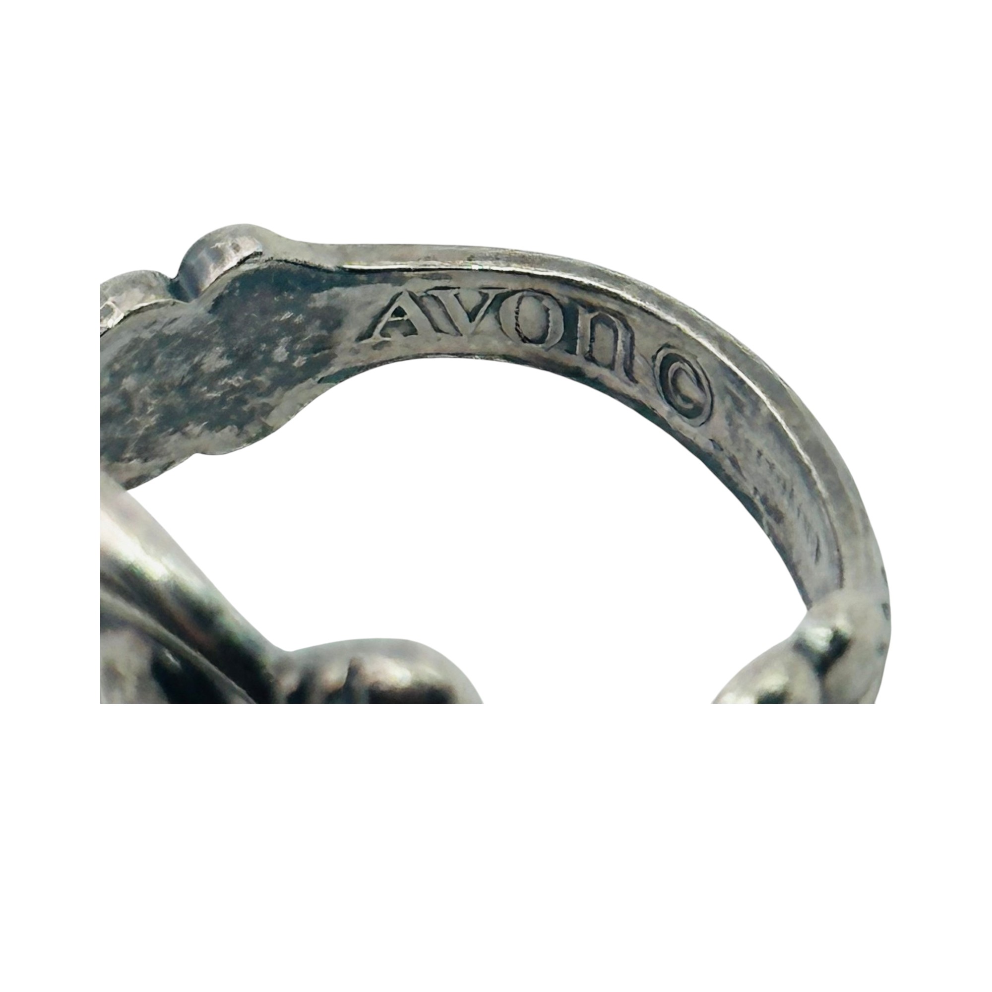 Avon Sterling Heart Wrap Adjustable Ring