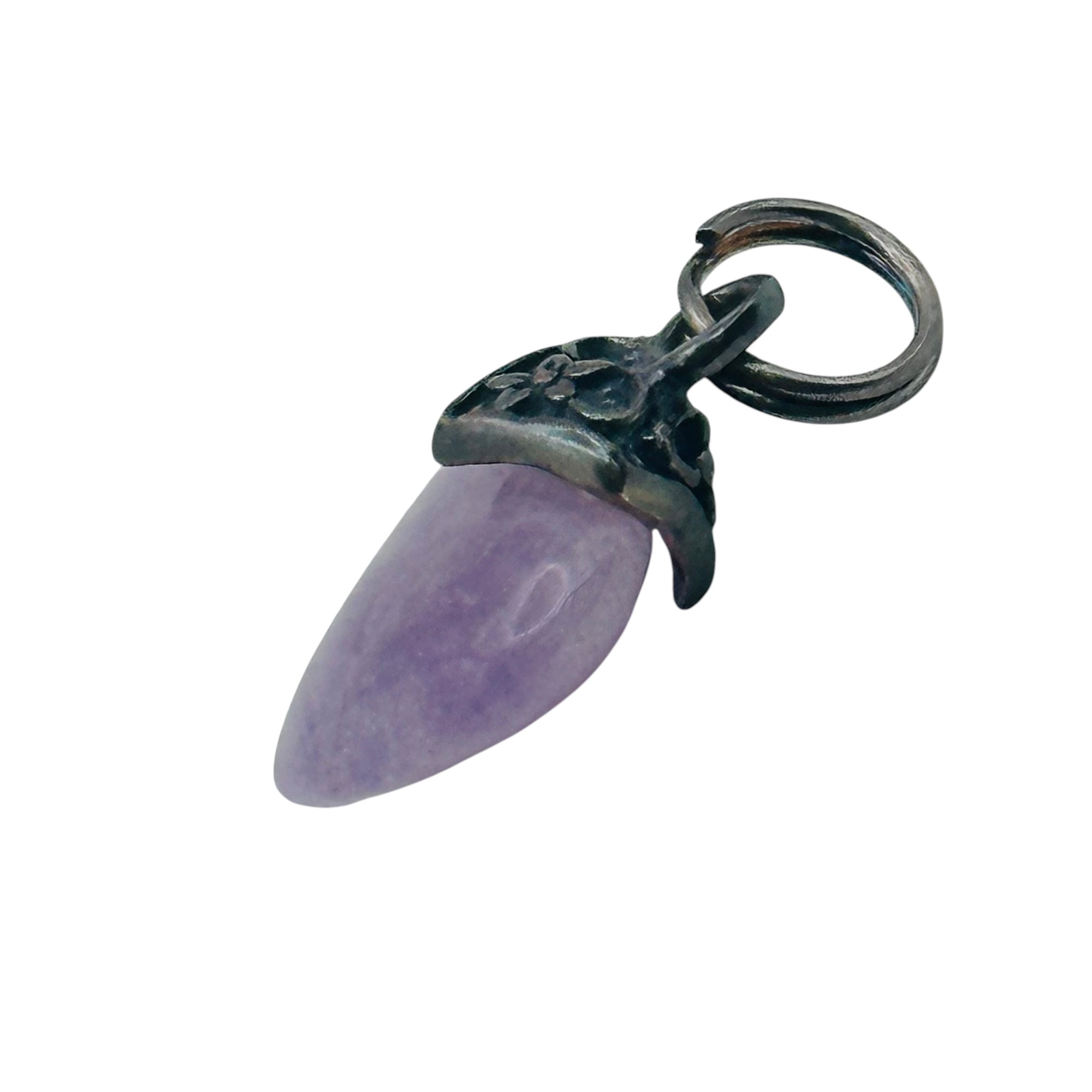 Sterling Amethyst Heart Pendant