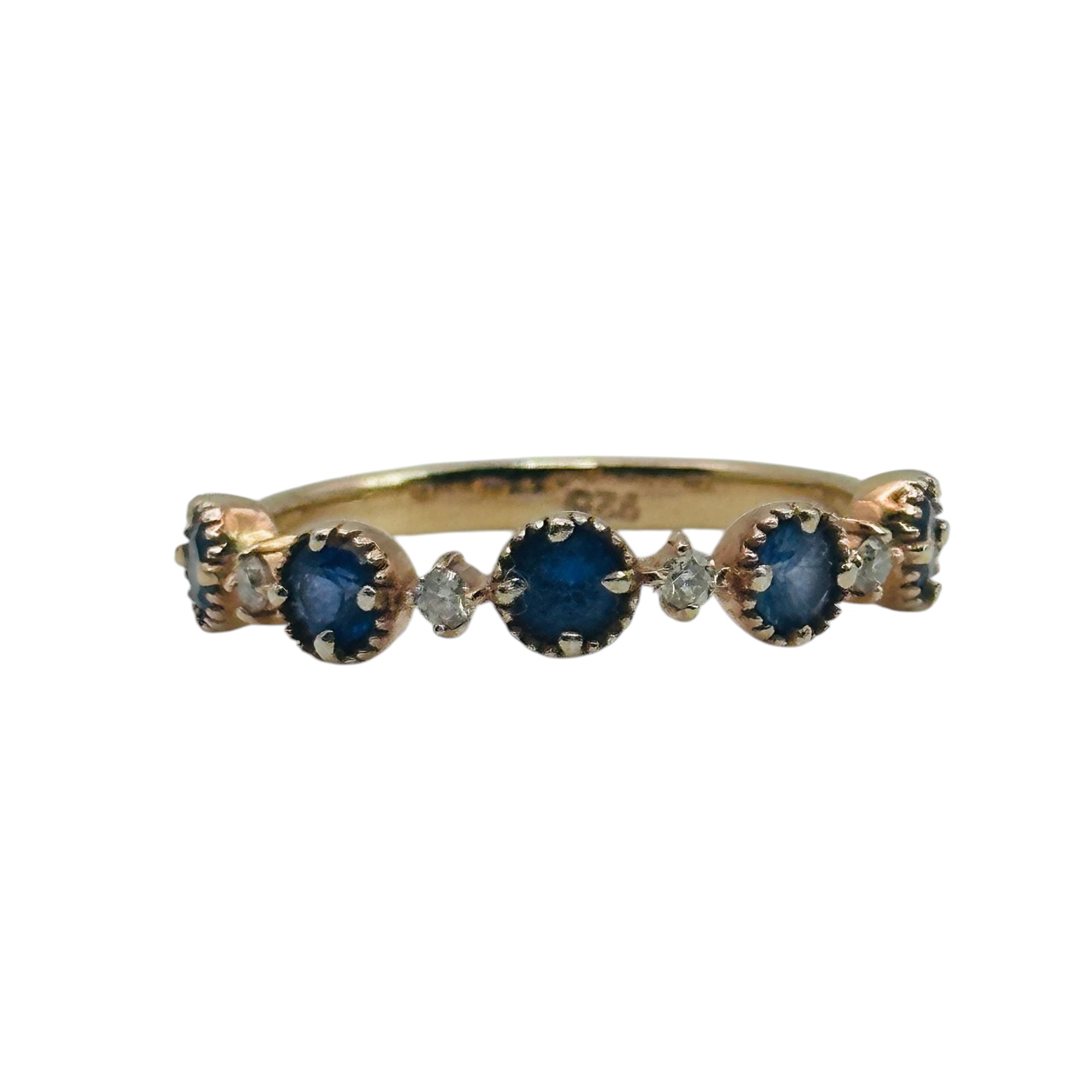 Sterling Topaz Ring Sz 4.5