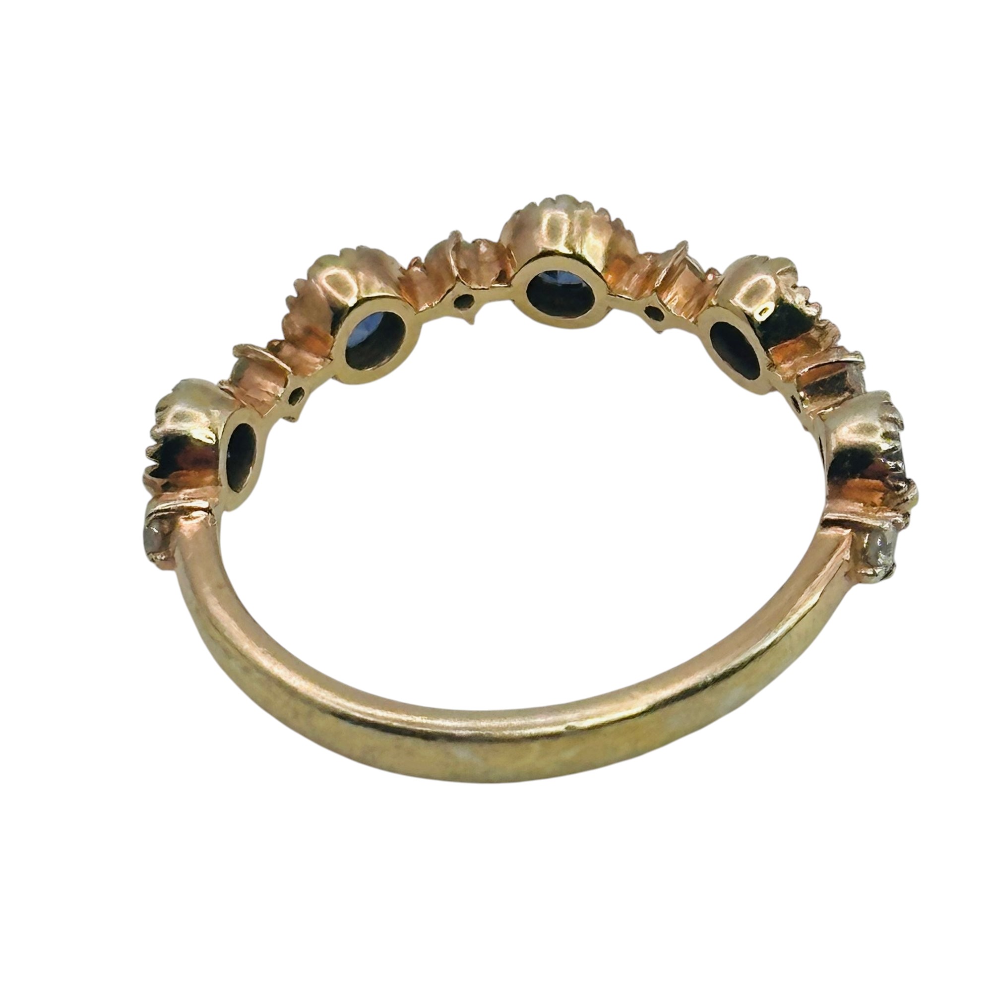Sterling Topaz Ring Sz 4.5