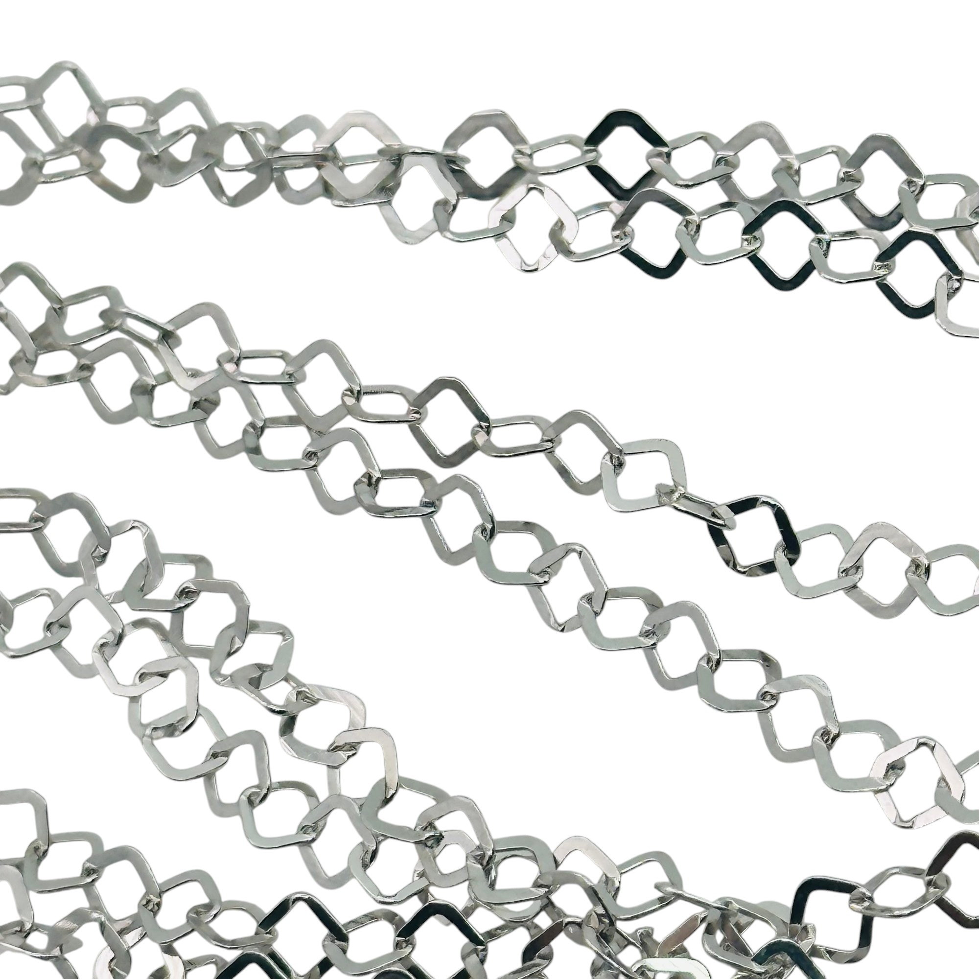 Signed Sterling Multi Chain Necklace