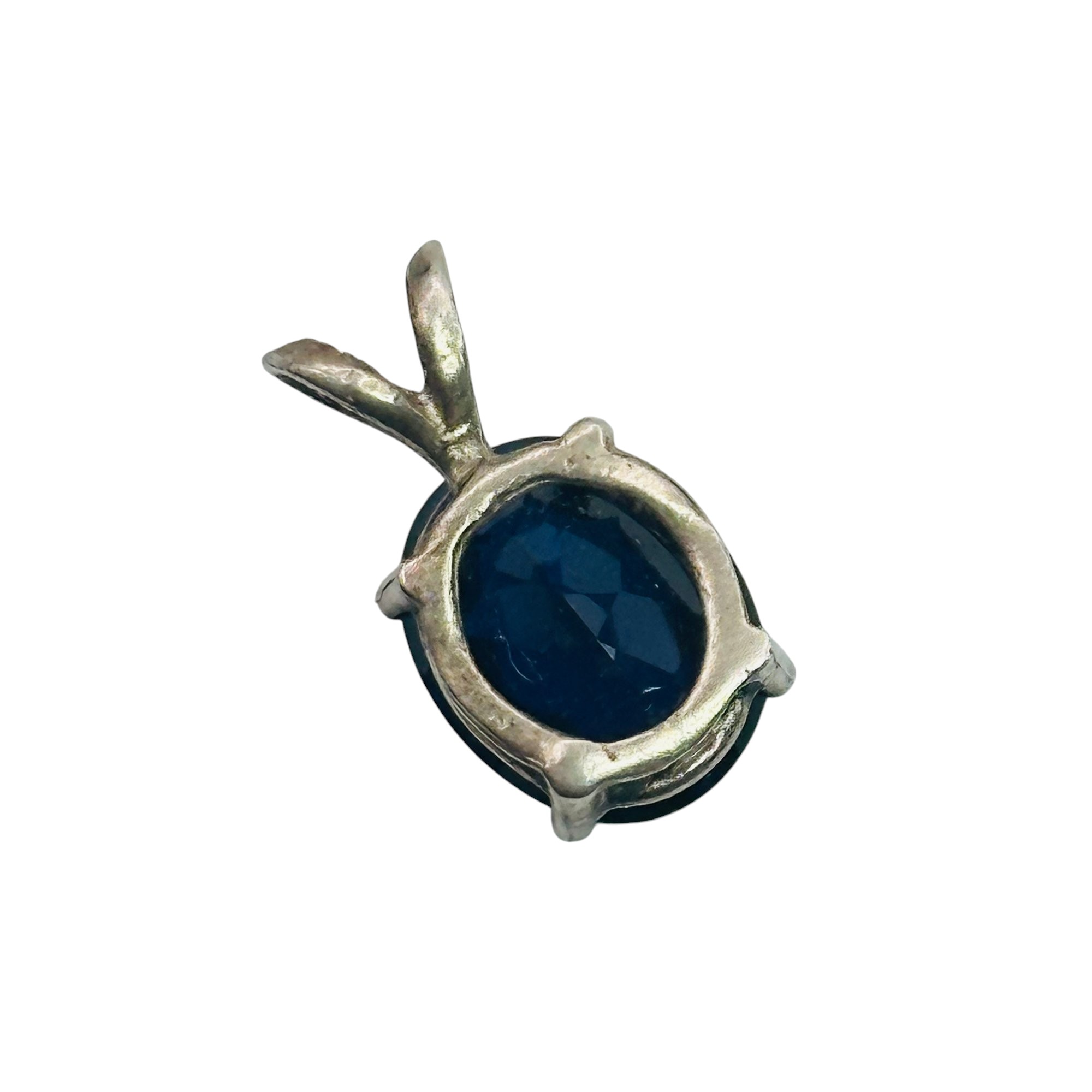 Sterling Sapphire Pendant