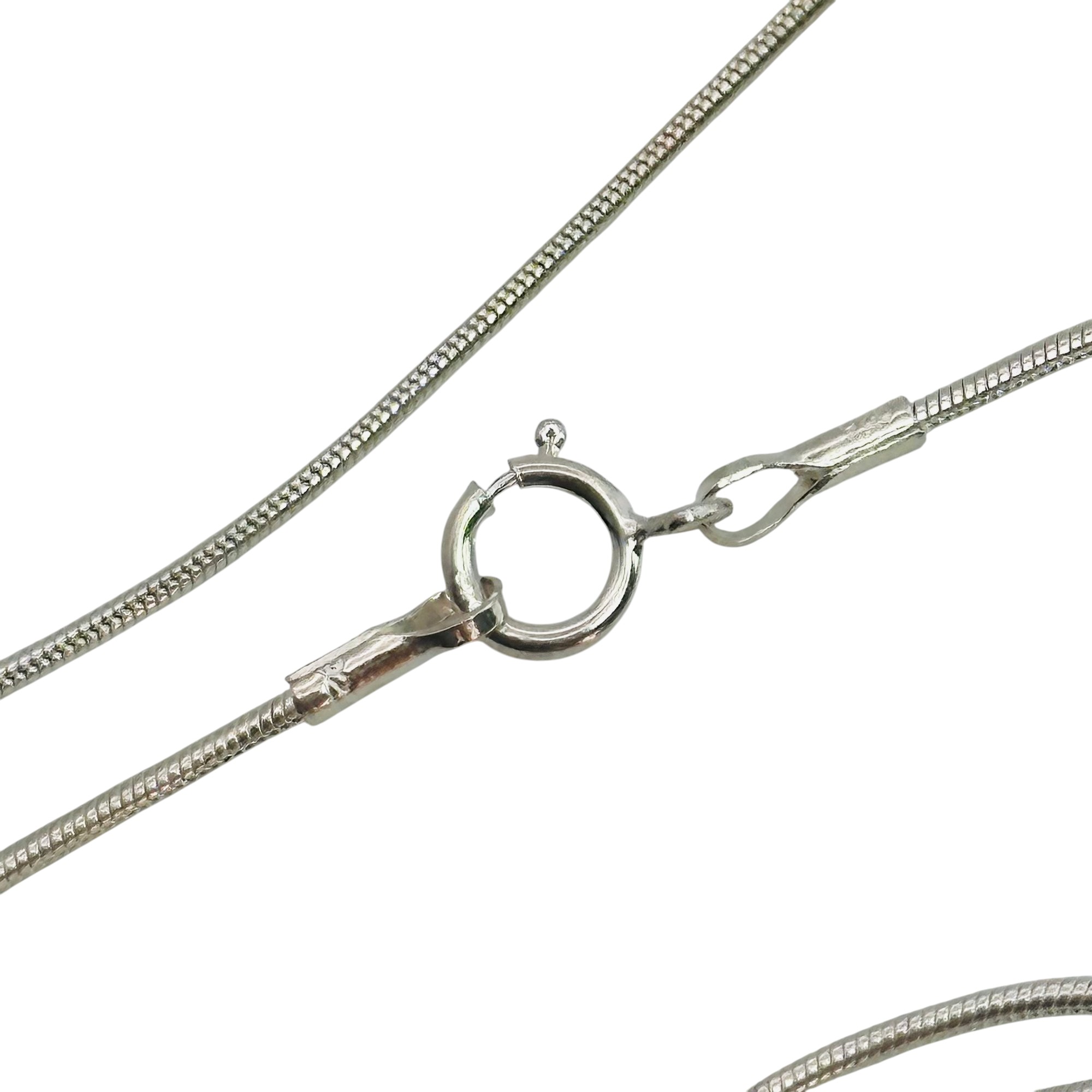 Sterling Round Snake Chain Necklace