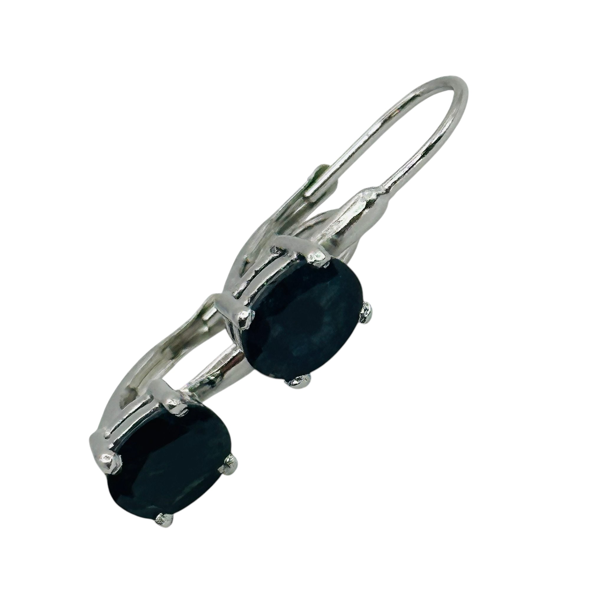 Sterling Sapphire Earrings