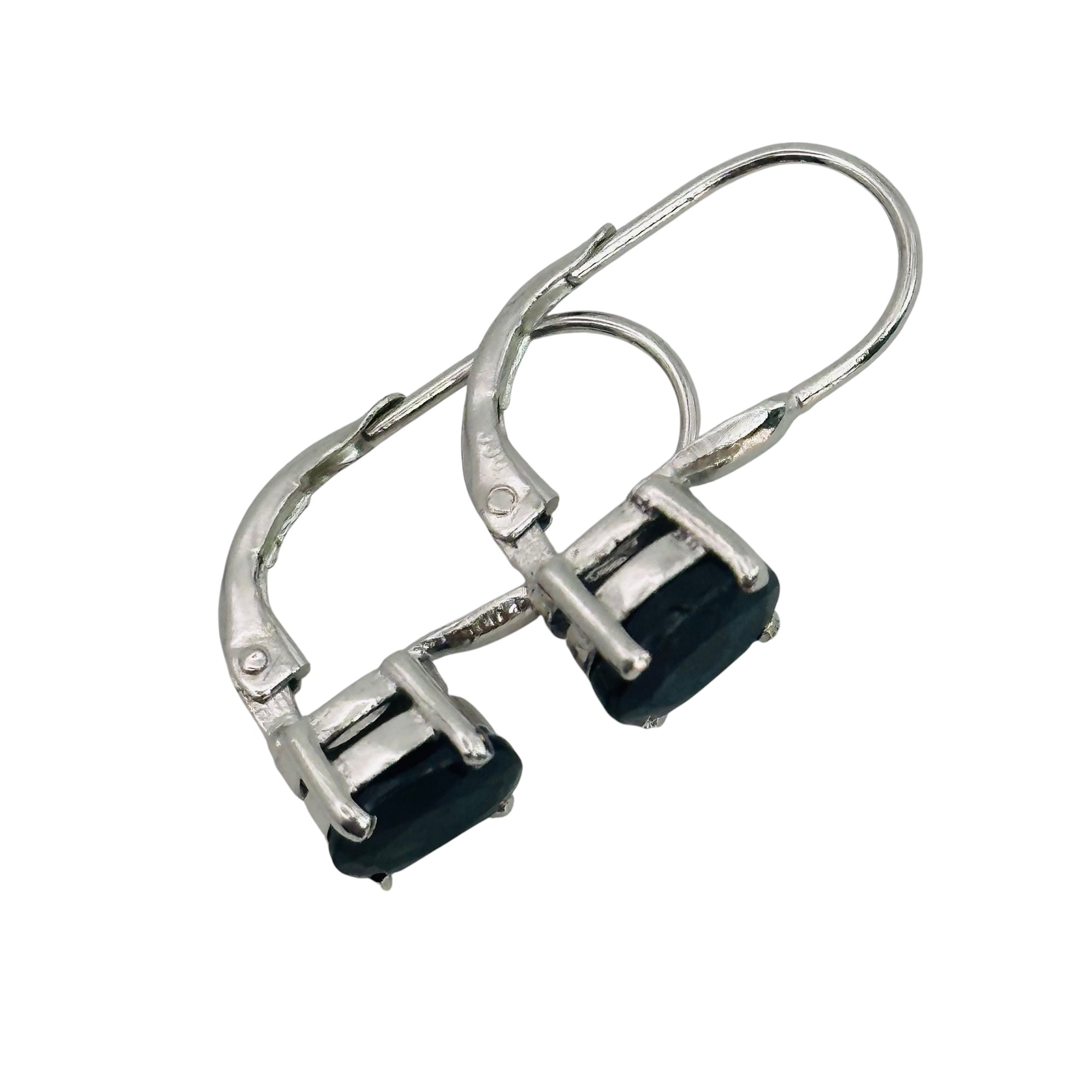 Sterling Sapphire Earrings