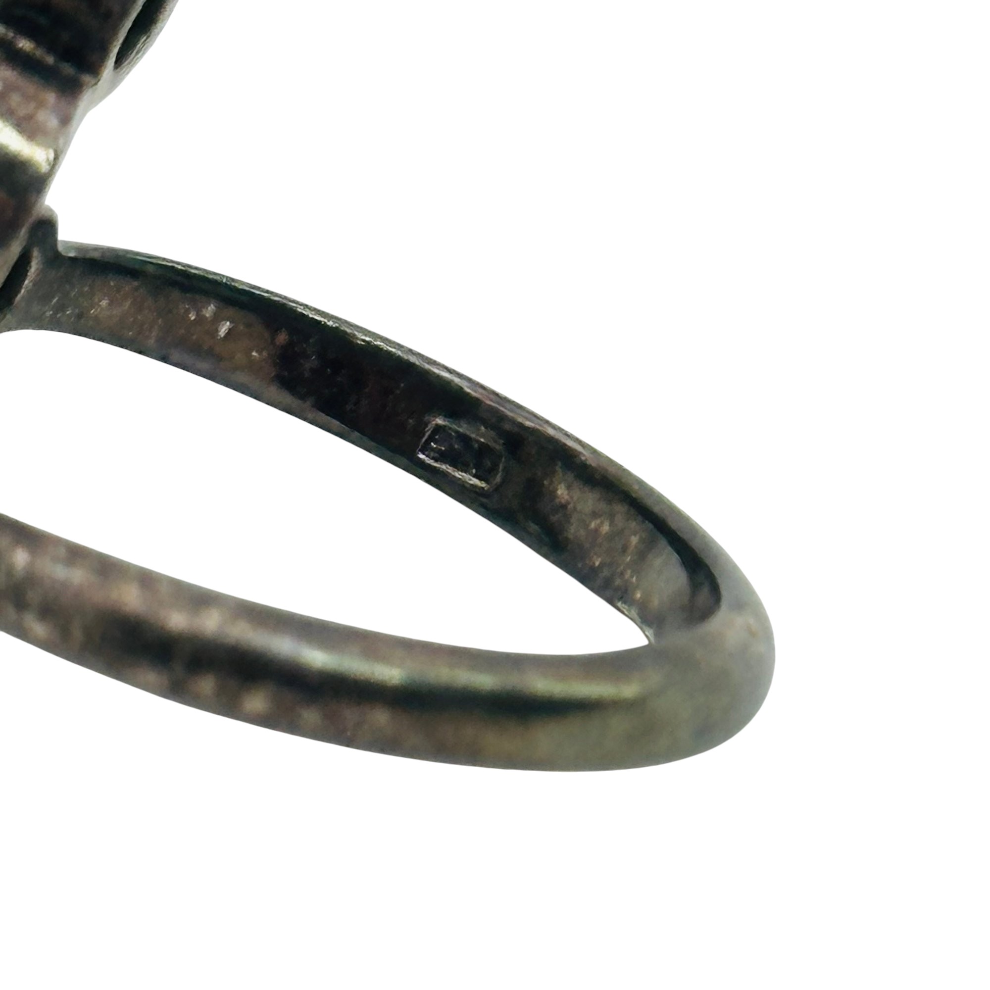 Sterling Multi Gem Ring Sz 6
