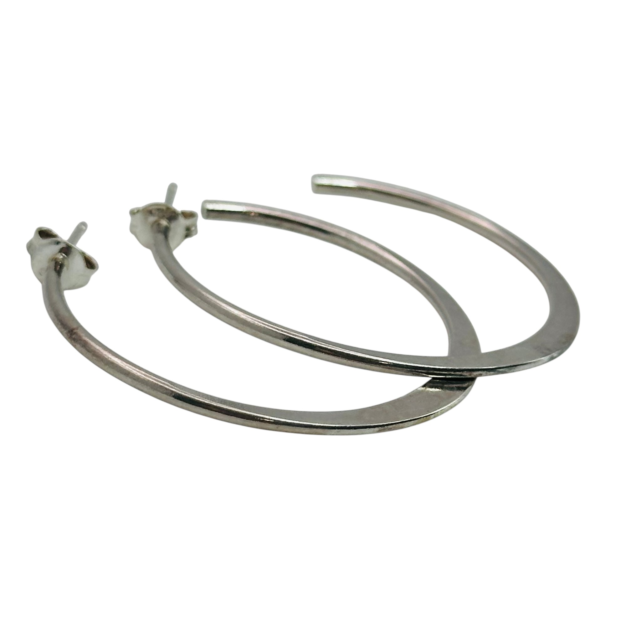 Sterling Hoop Earrings