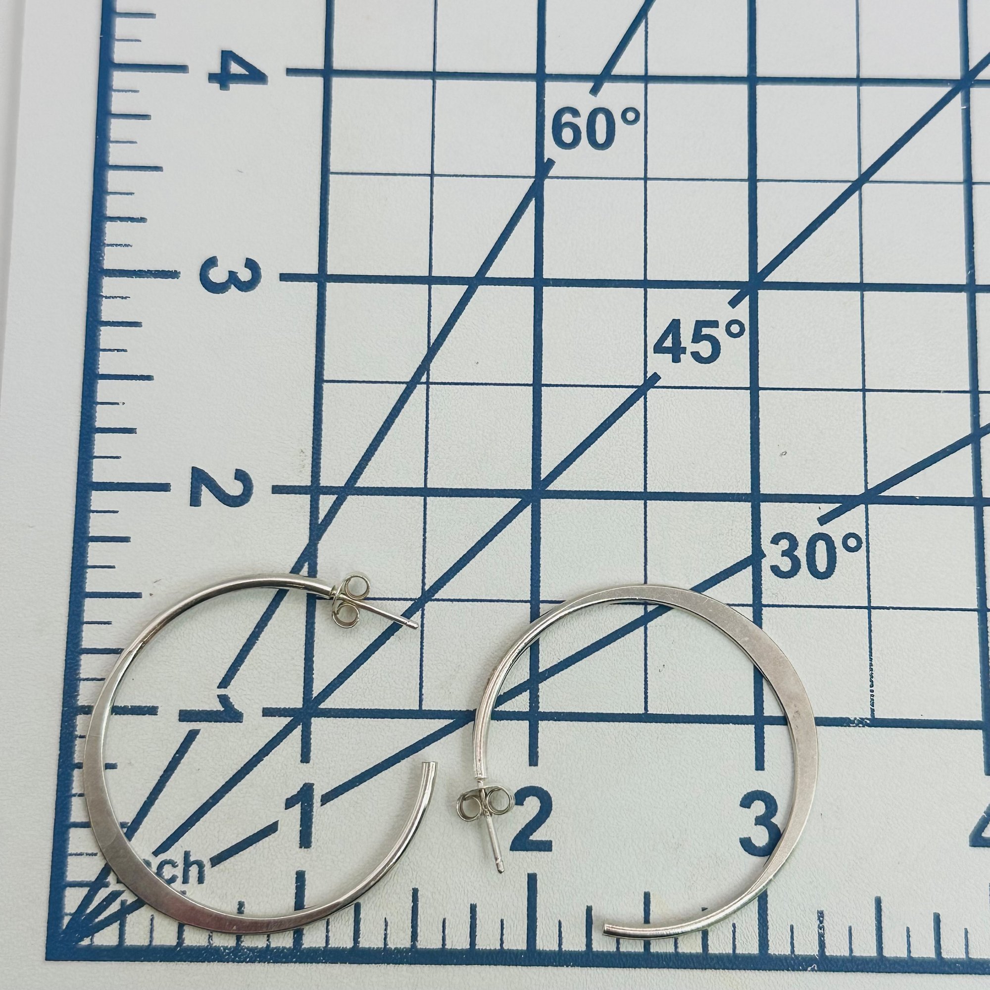 Sterling Hoop Earrings