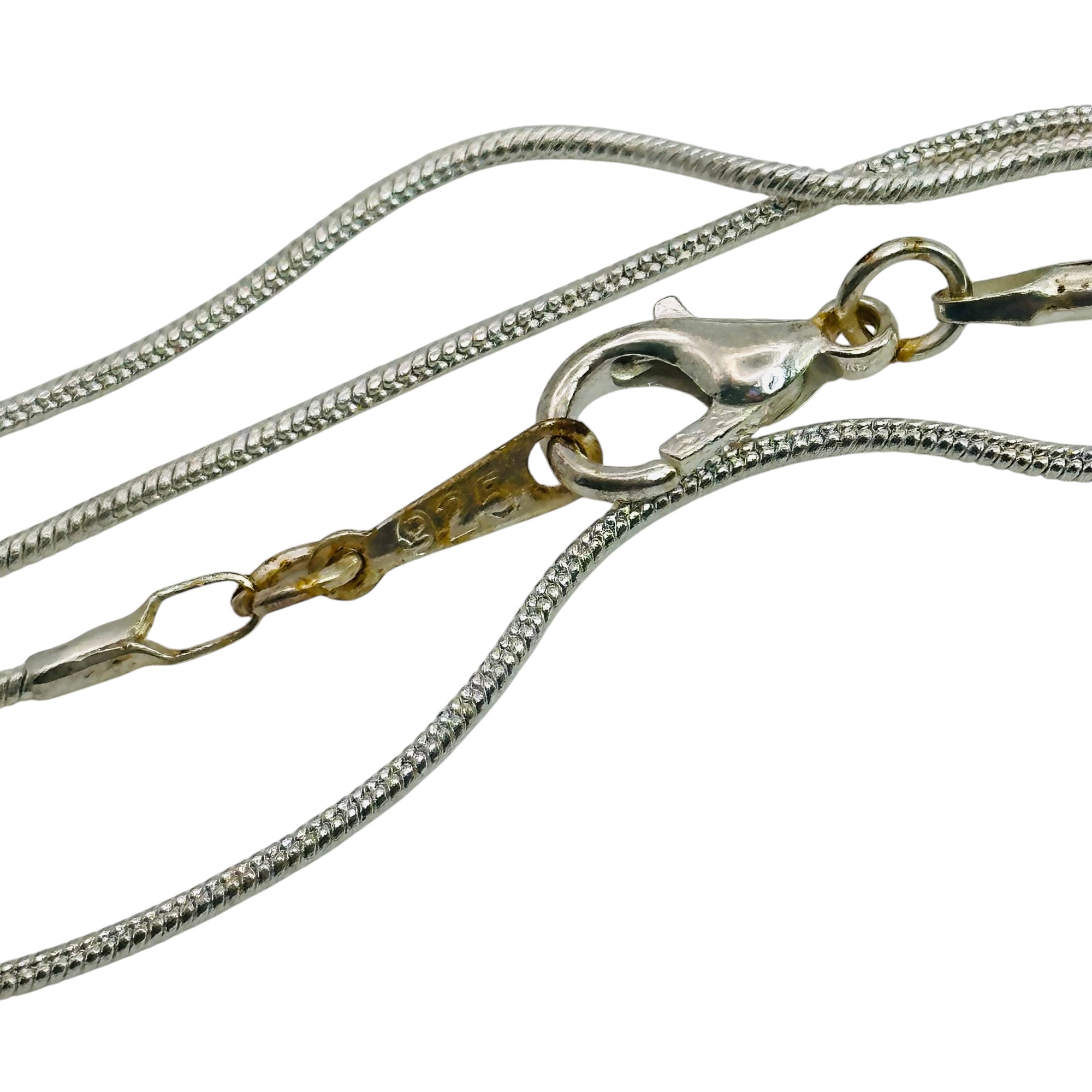 Sterling Round Snake Chain Necklace