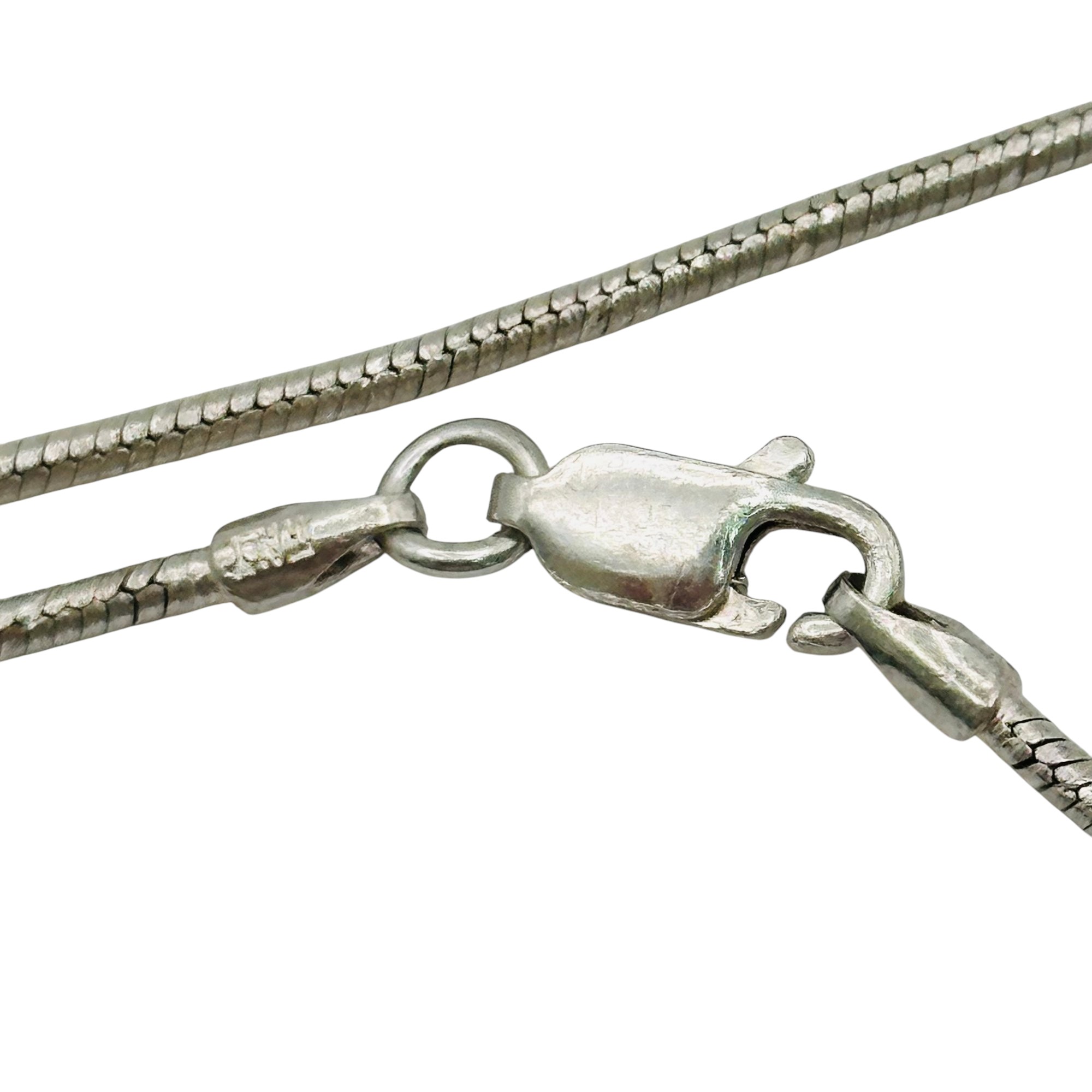 Sterling Round Snake Chain Necklace