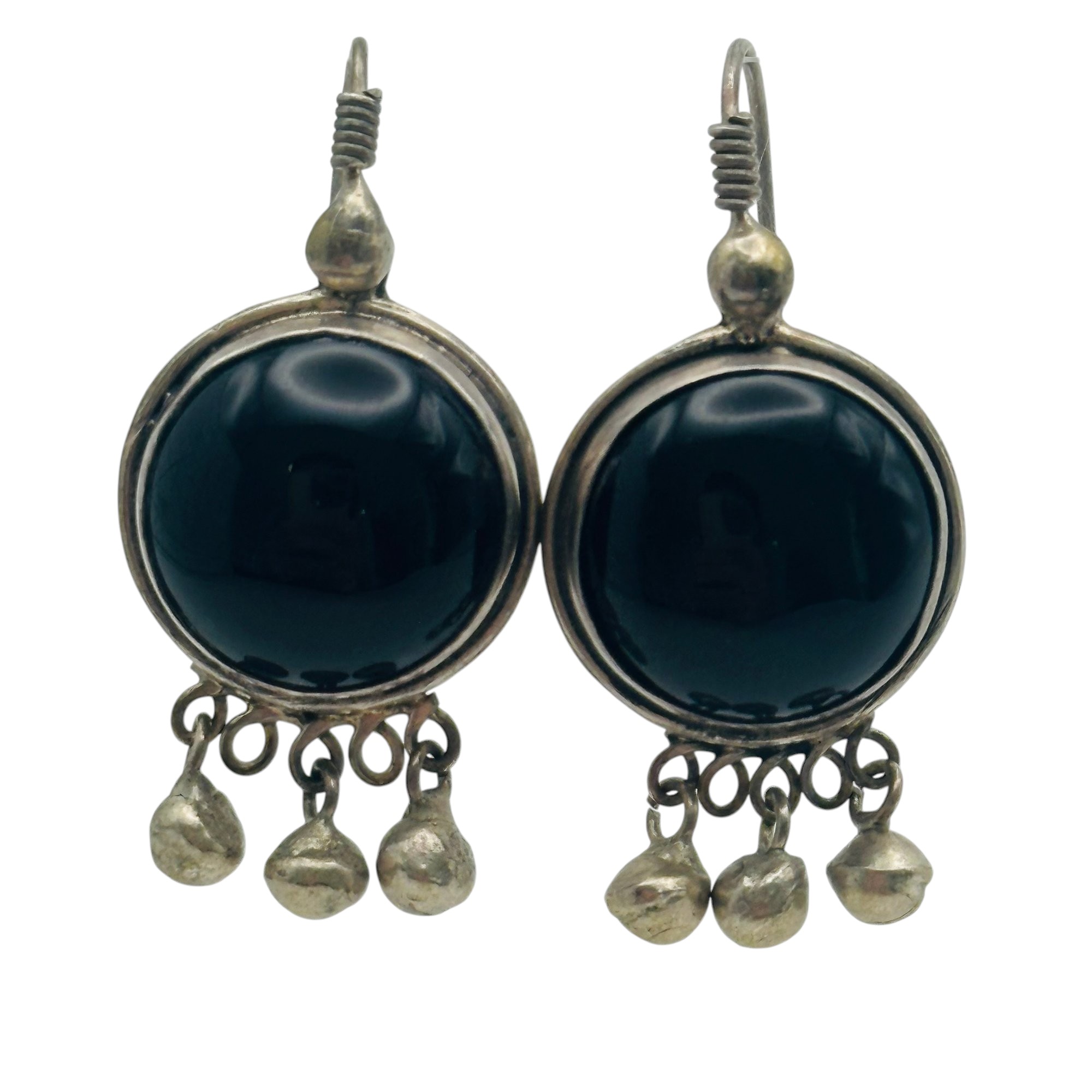 Sterling Onyx Earrings