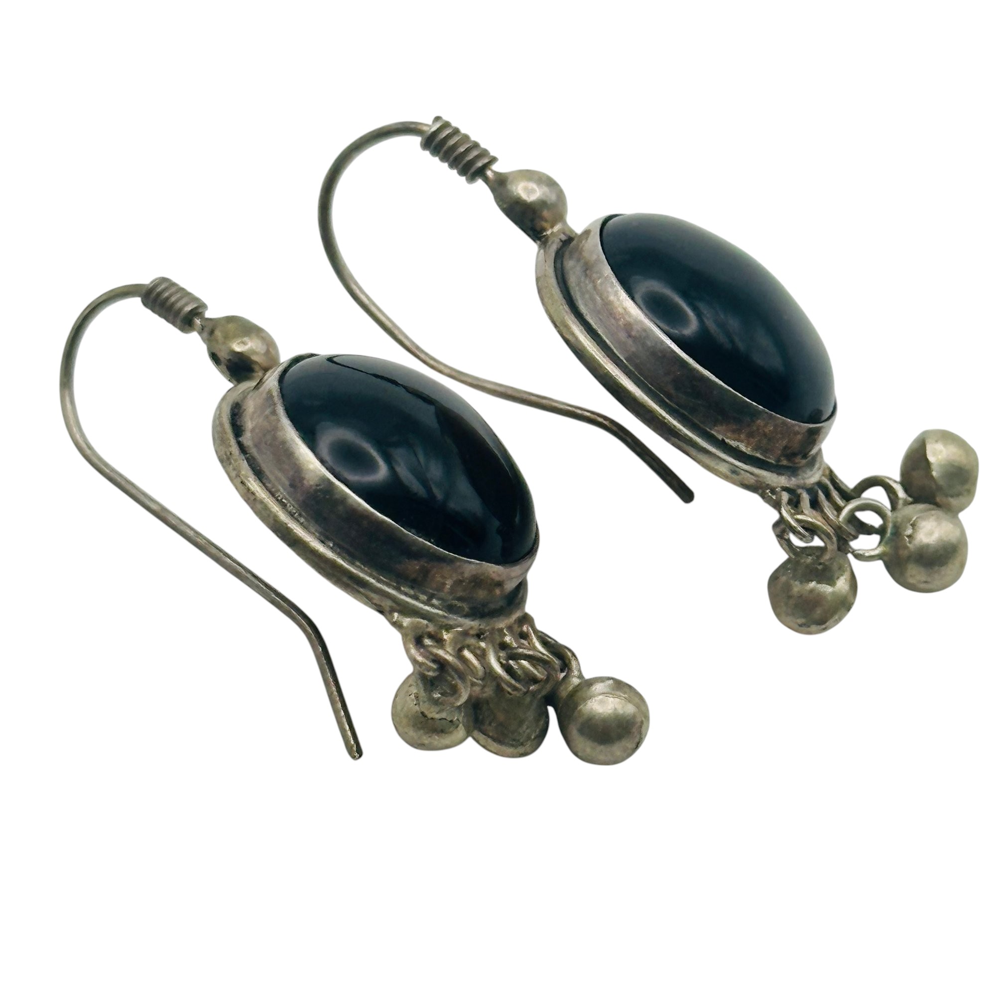 Sterling Onyx Earrings