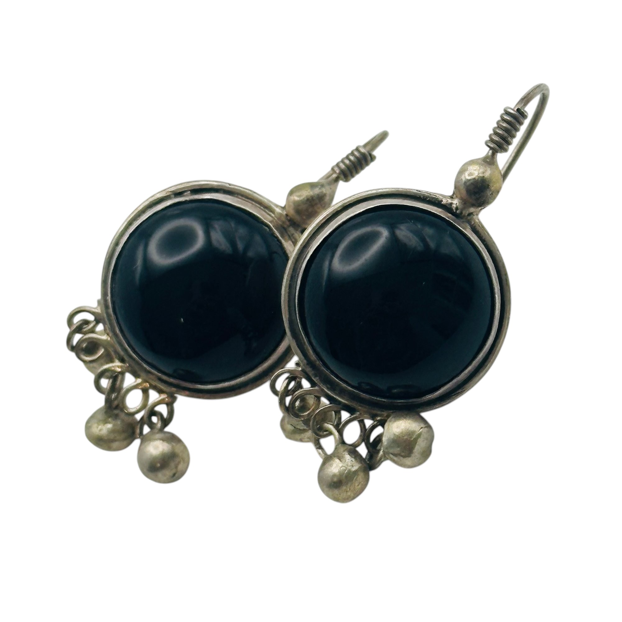 Sterling Onyx Earrings