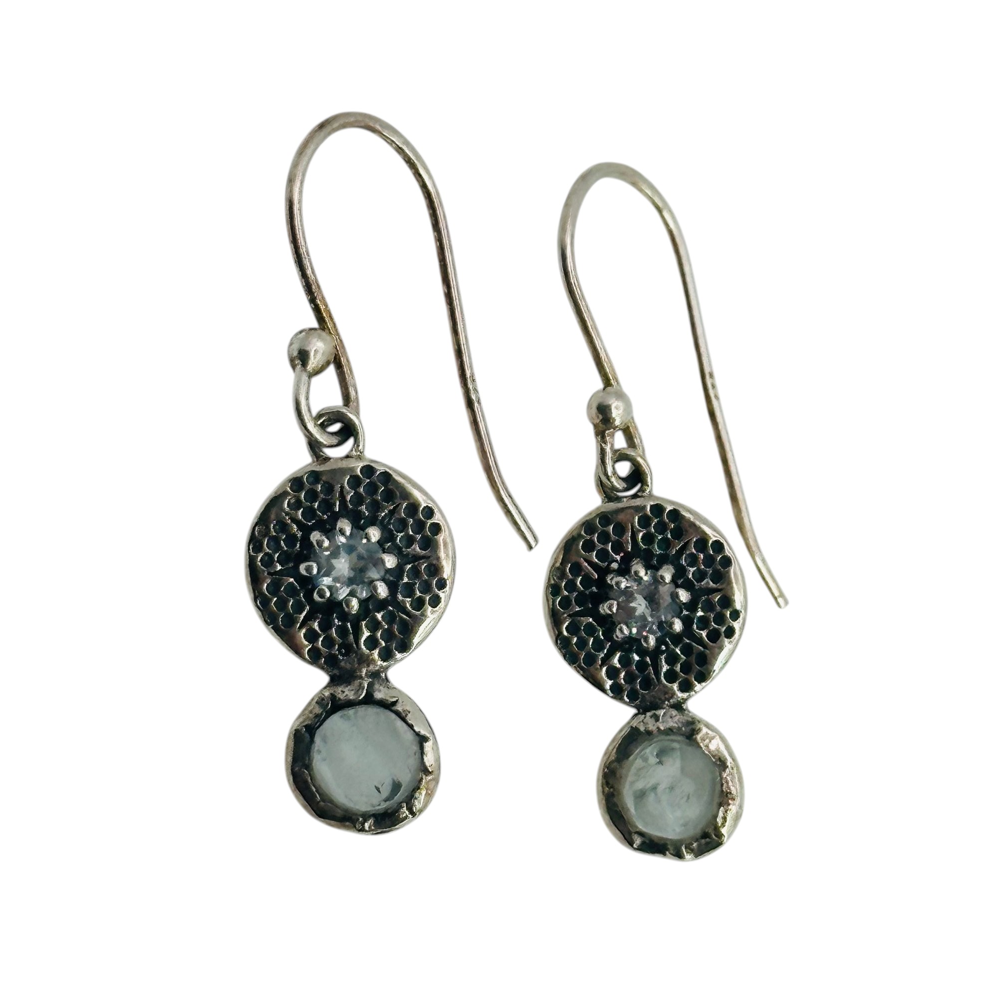 Sterling Topaz Earrings