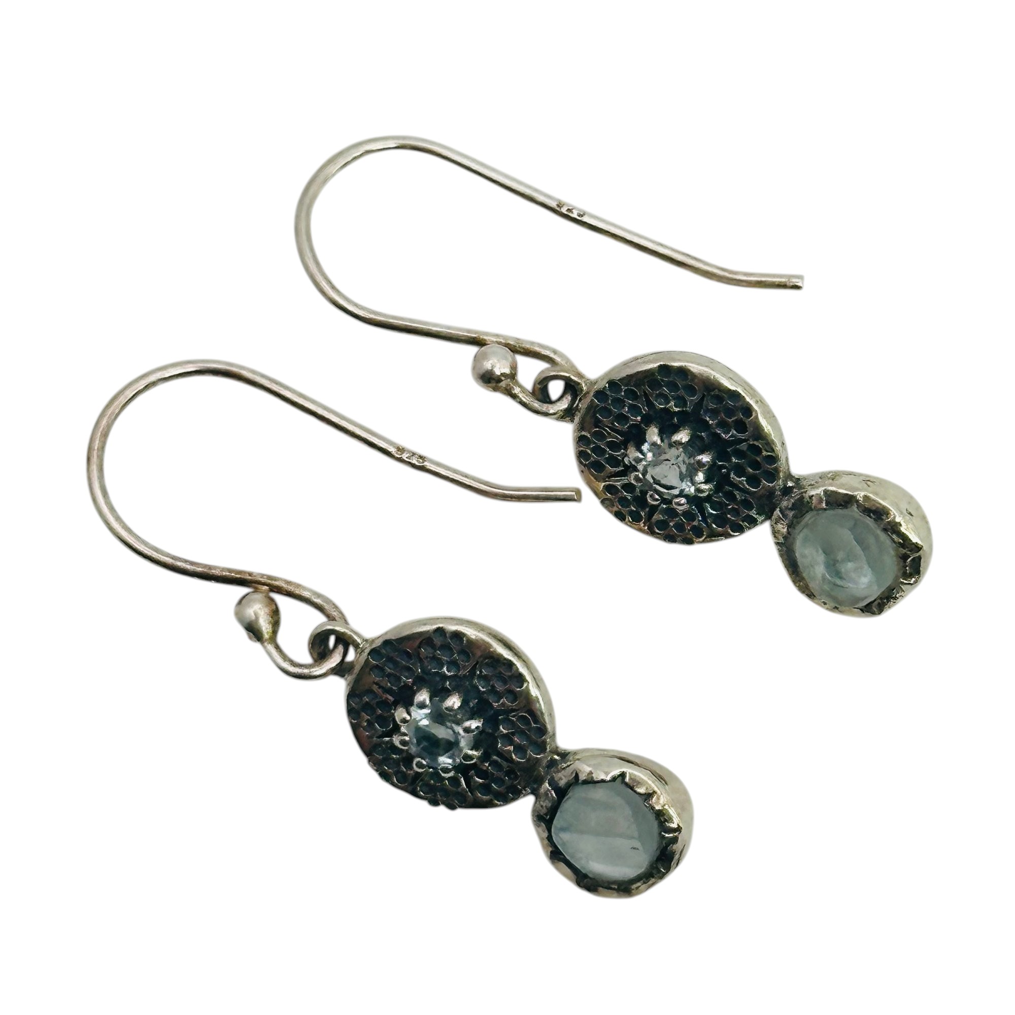 Sterling Topaz Earrings