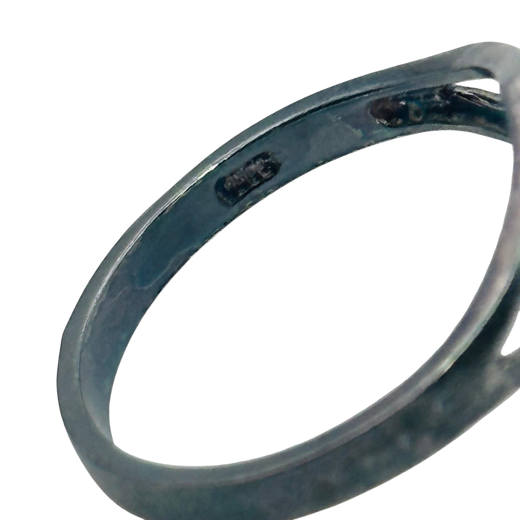 Sterling Flower Ring Sz 7
