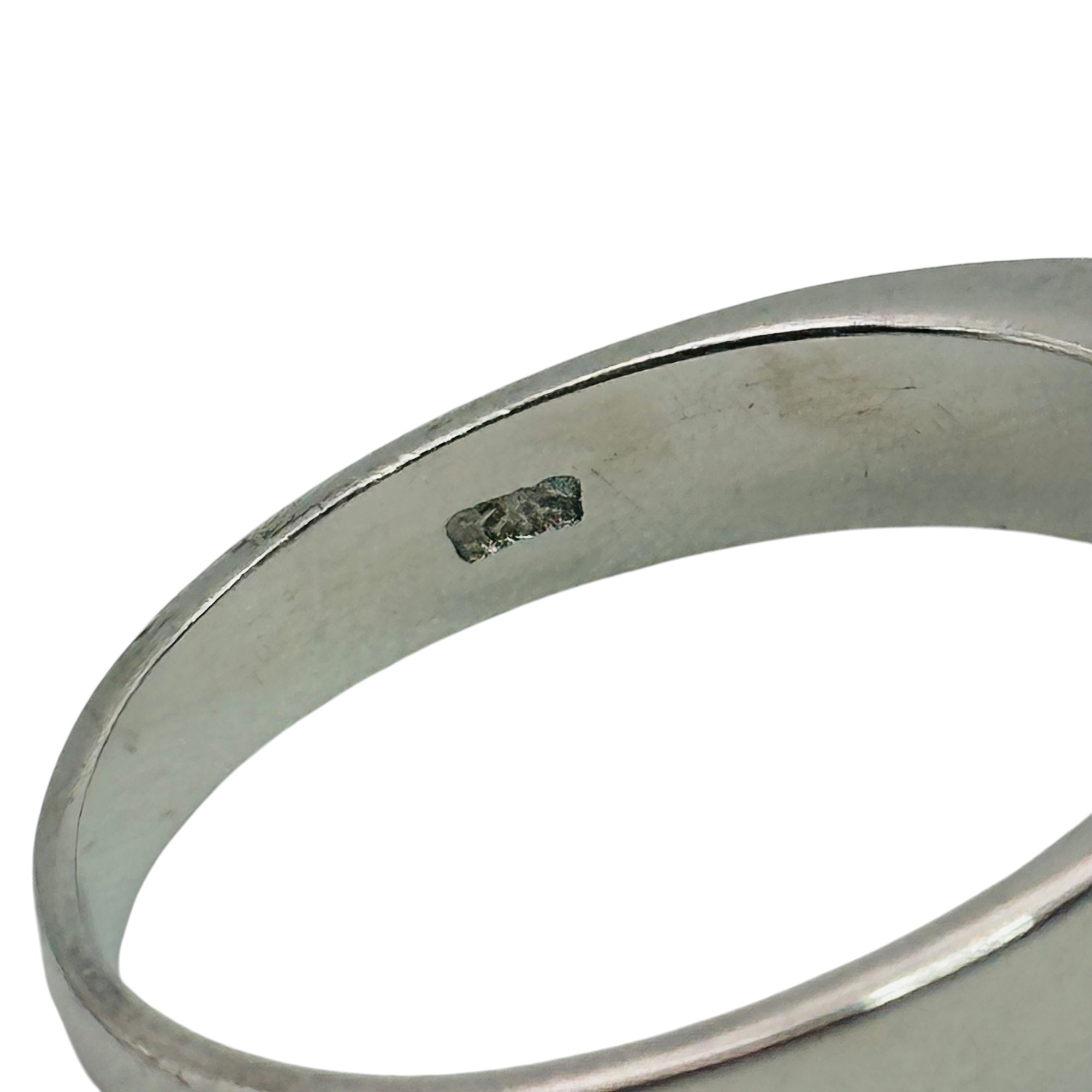 Sterling Rhinestone Ring Sz 9