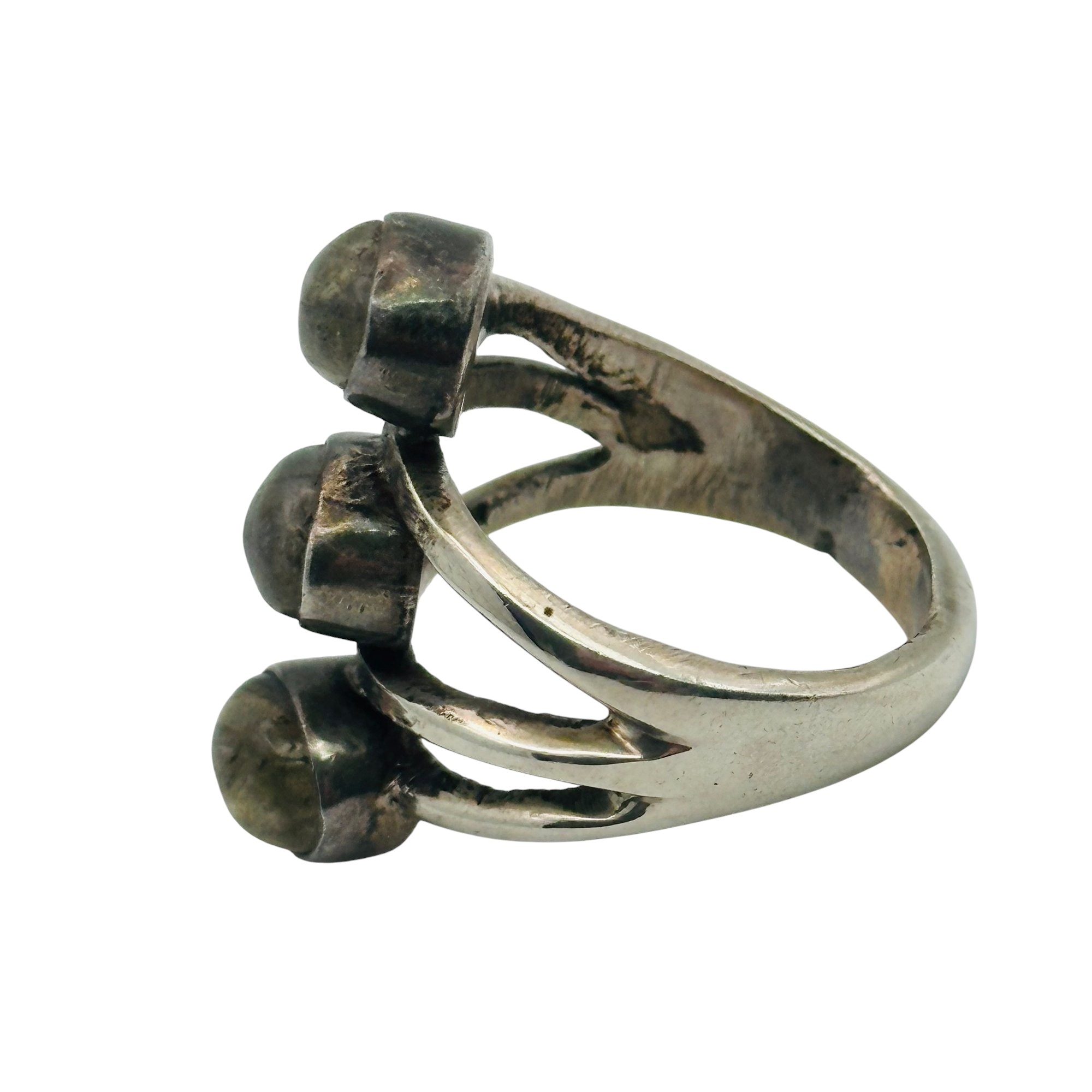 Sterling Labradorite Ring Sz 8
