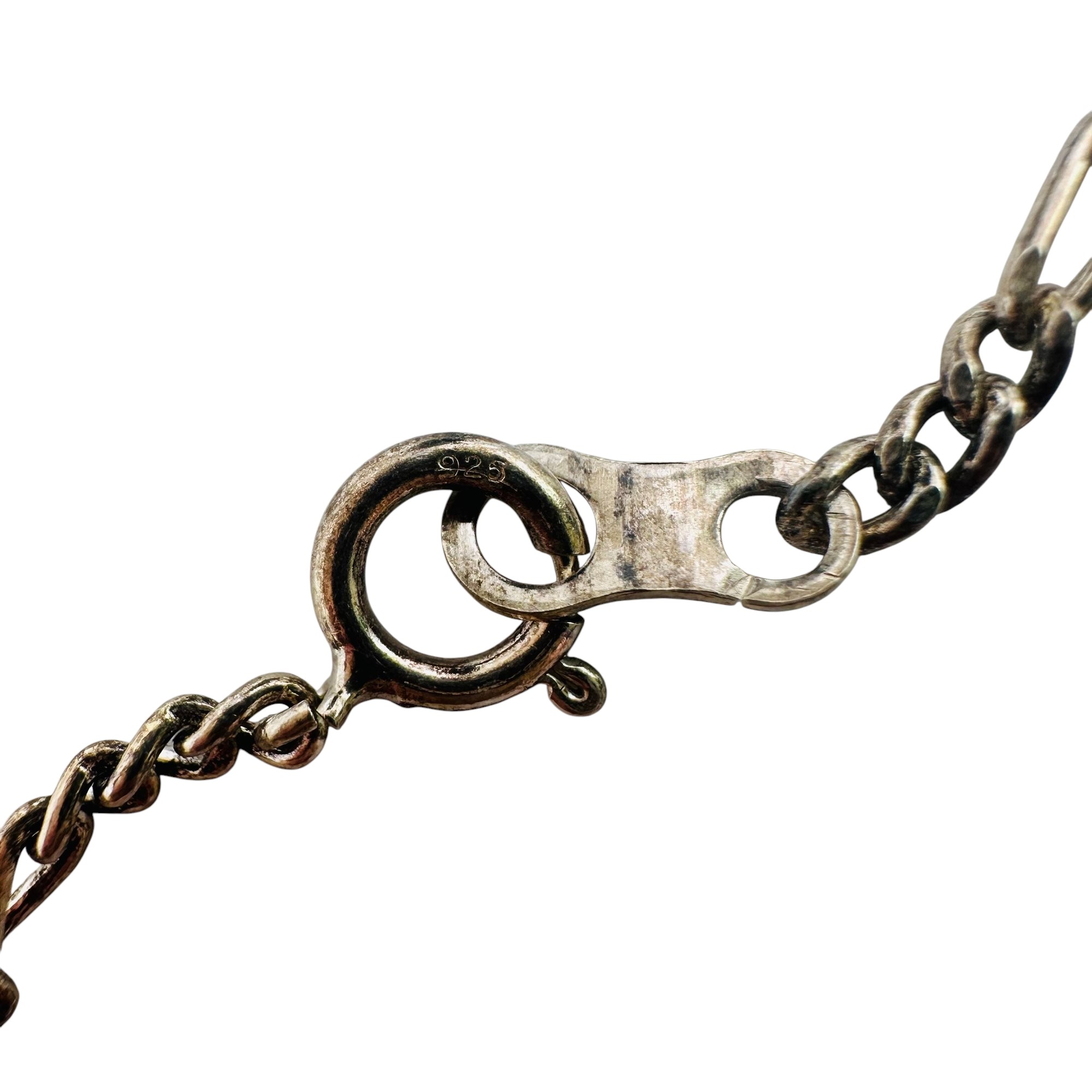 980 Silver Figaro Chain Necklace