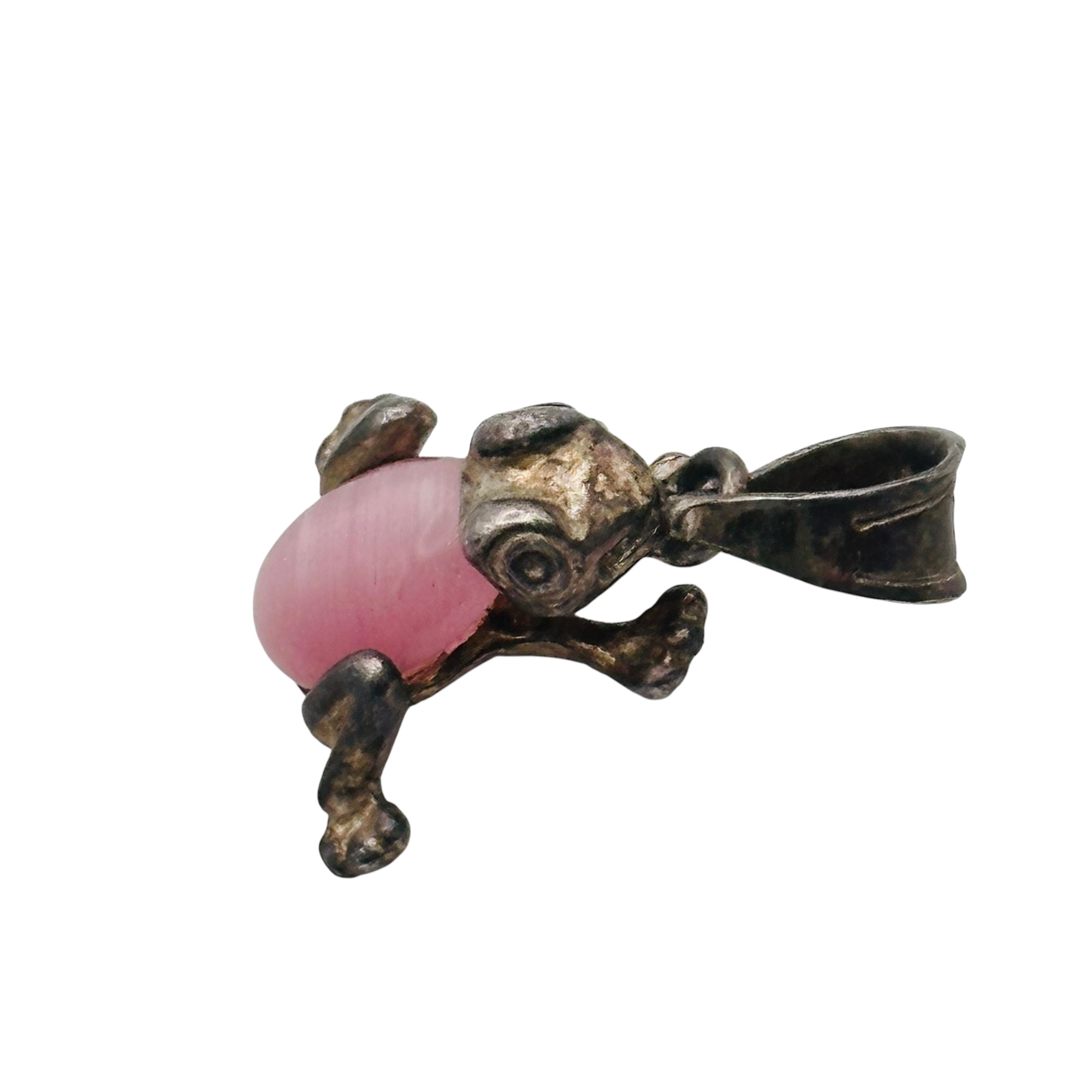 Sterling Frog Pendant