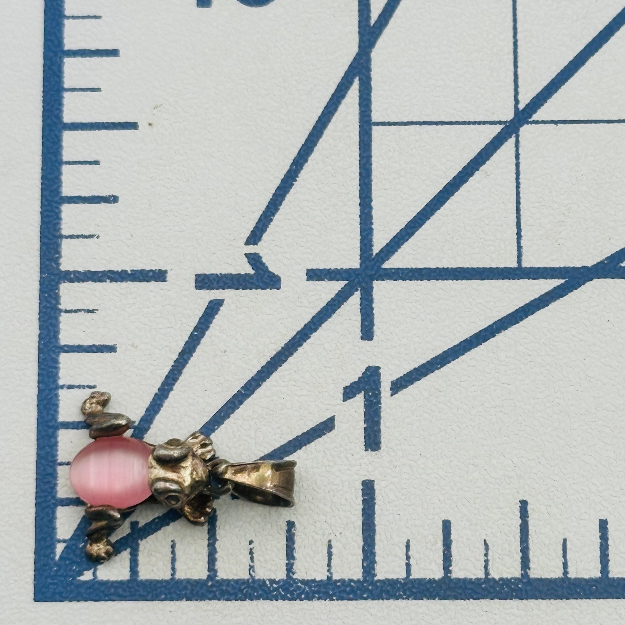 Sterling Frog Pendant