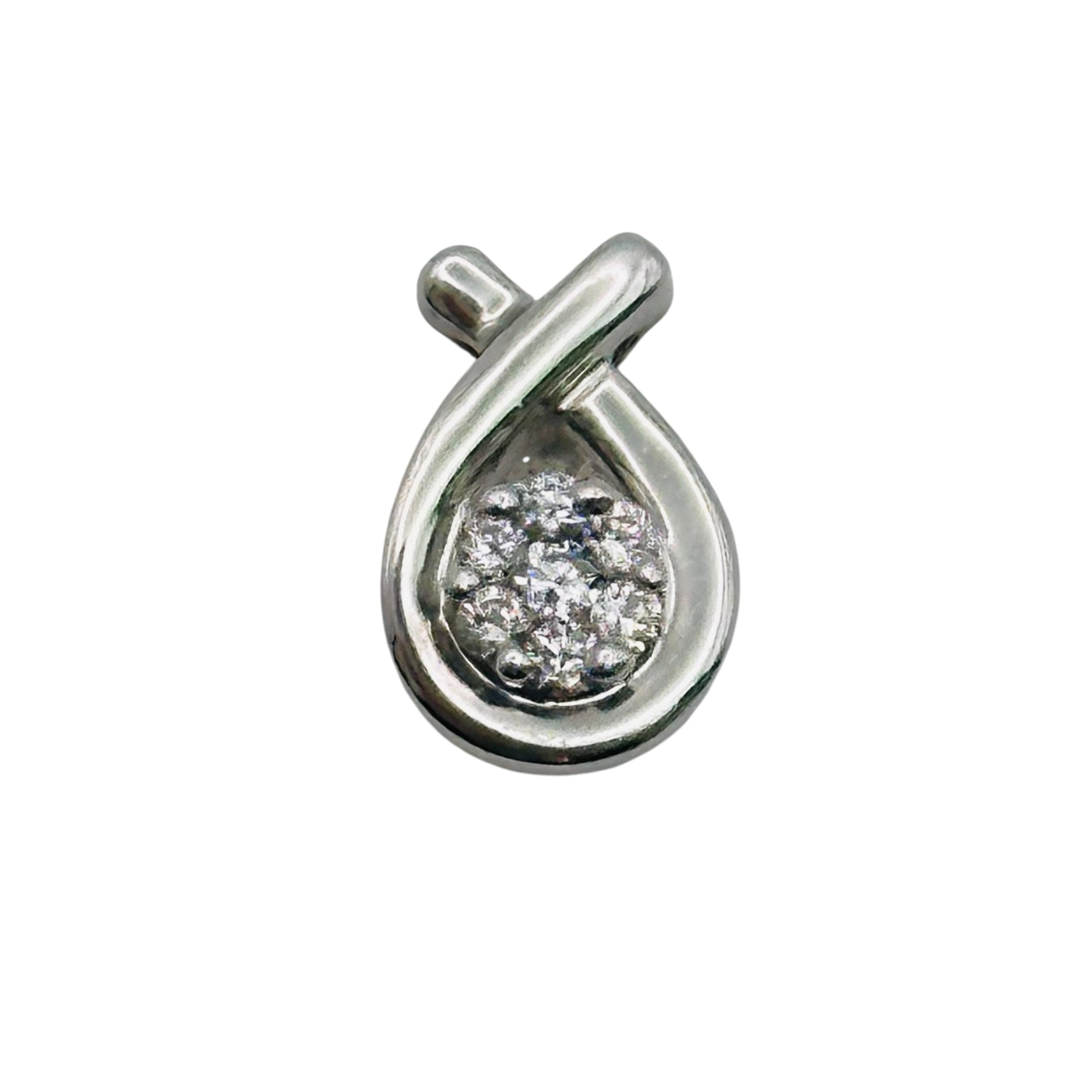 Sterling Diamond Pendant