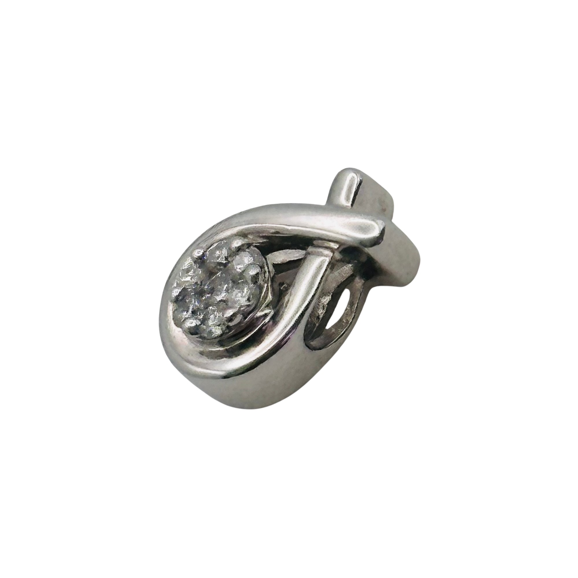 Sterling Diamond Pendant