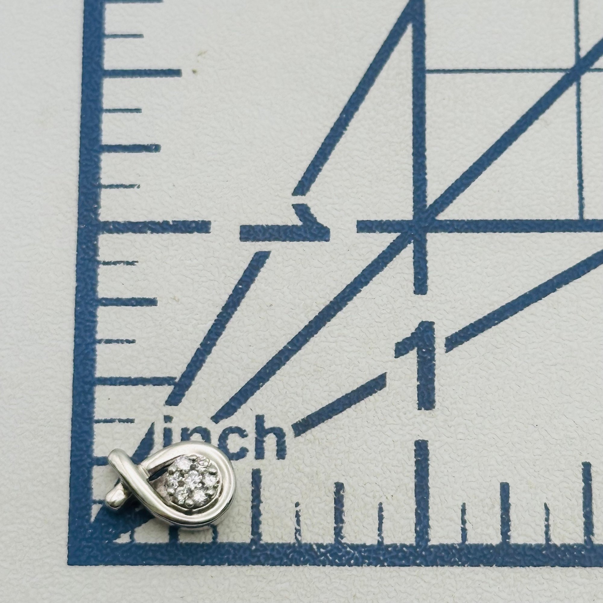 Sterling Diamond Pendant