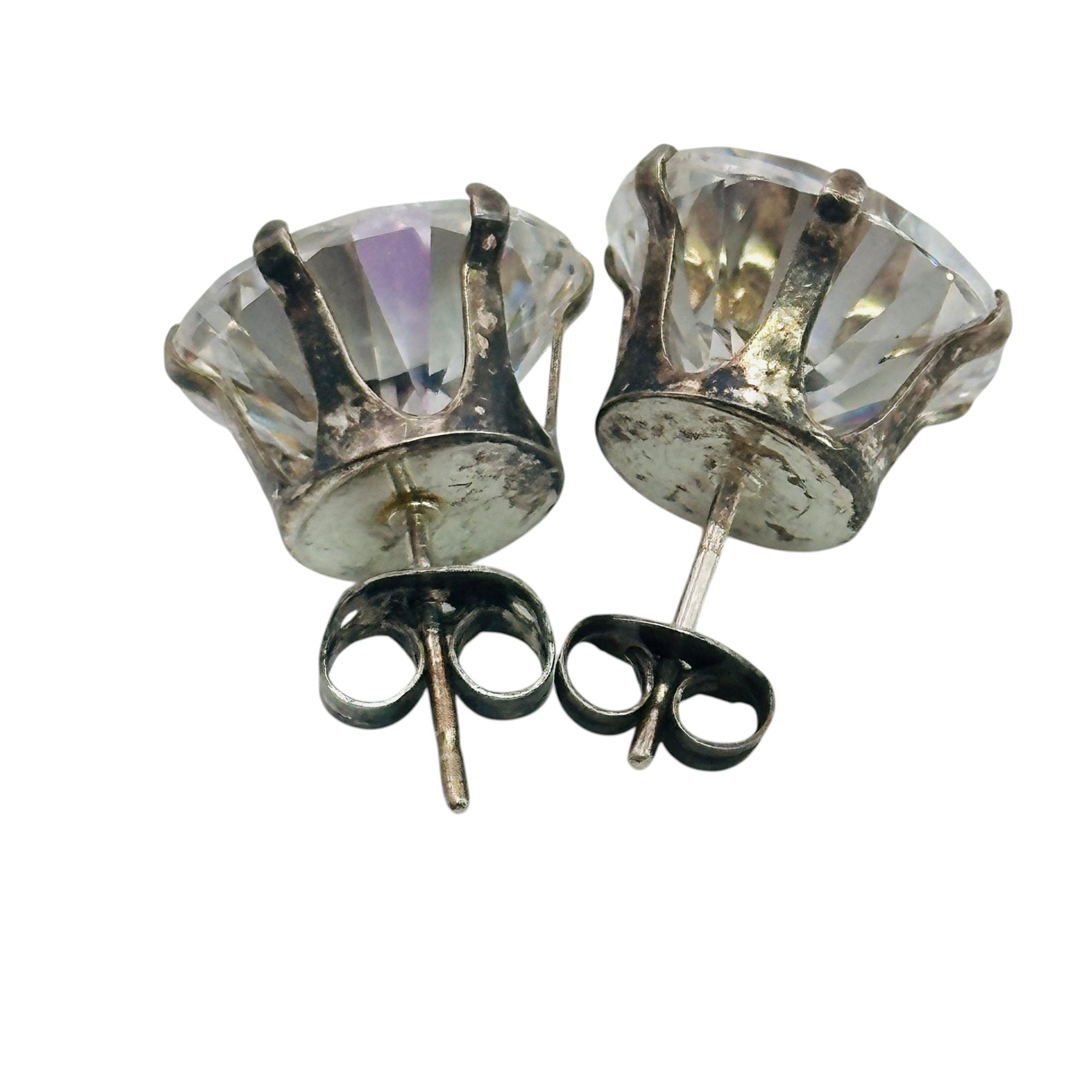 Sterling Rhinestone Earrings