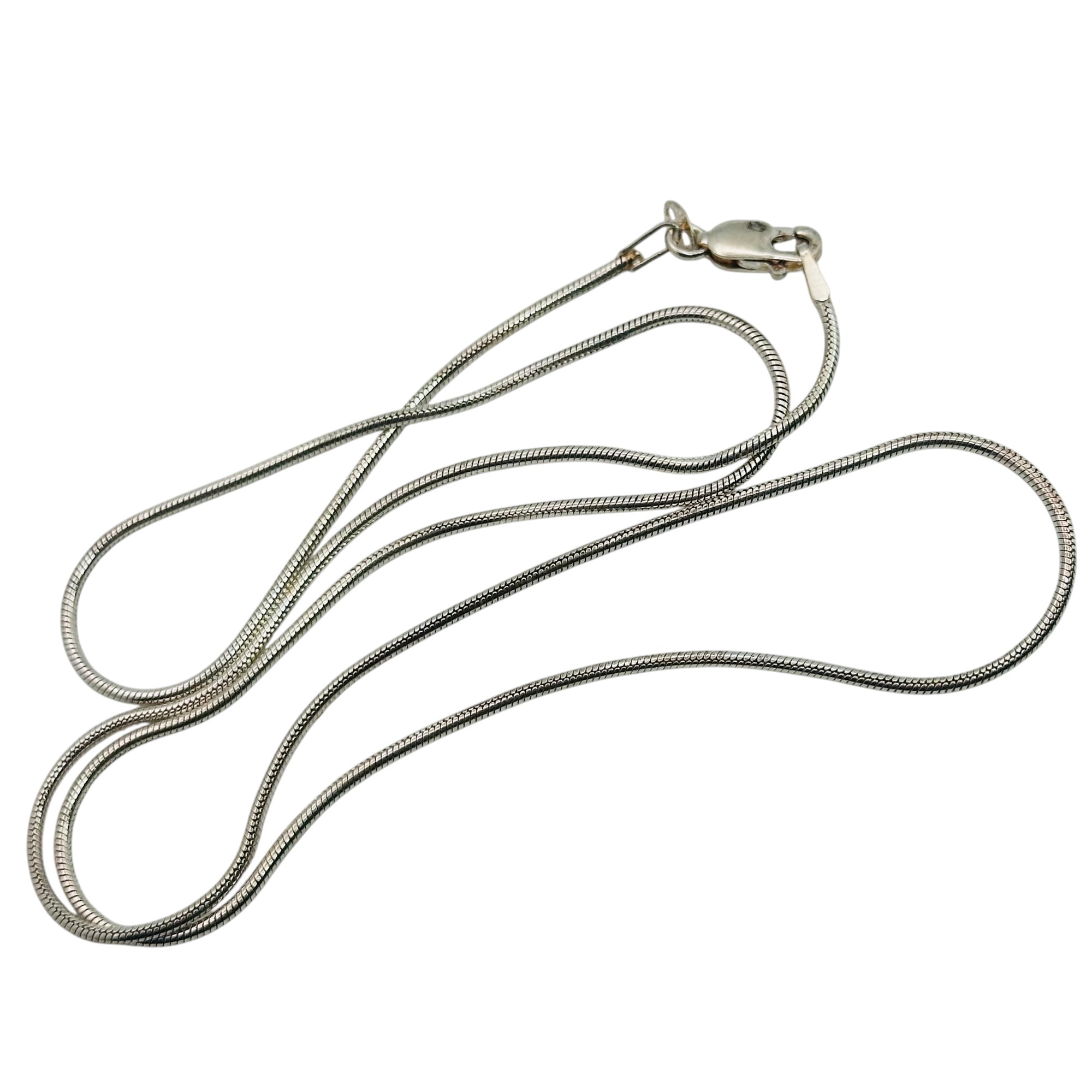 Sterling Round Snake Chain Necklace