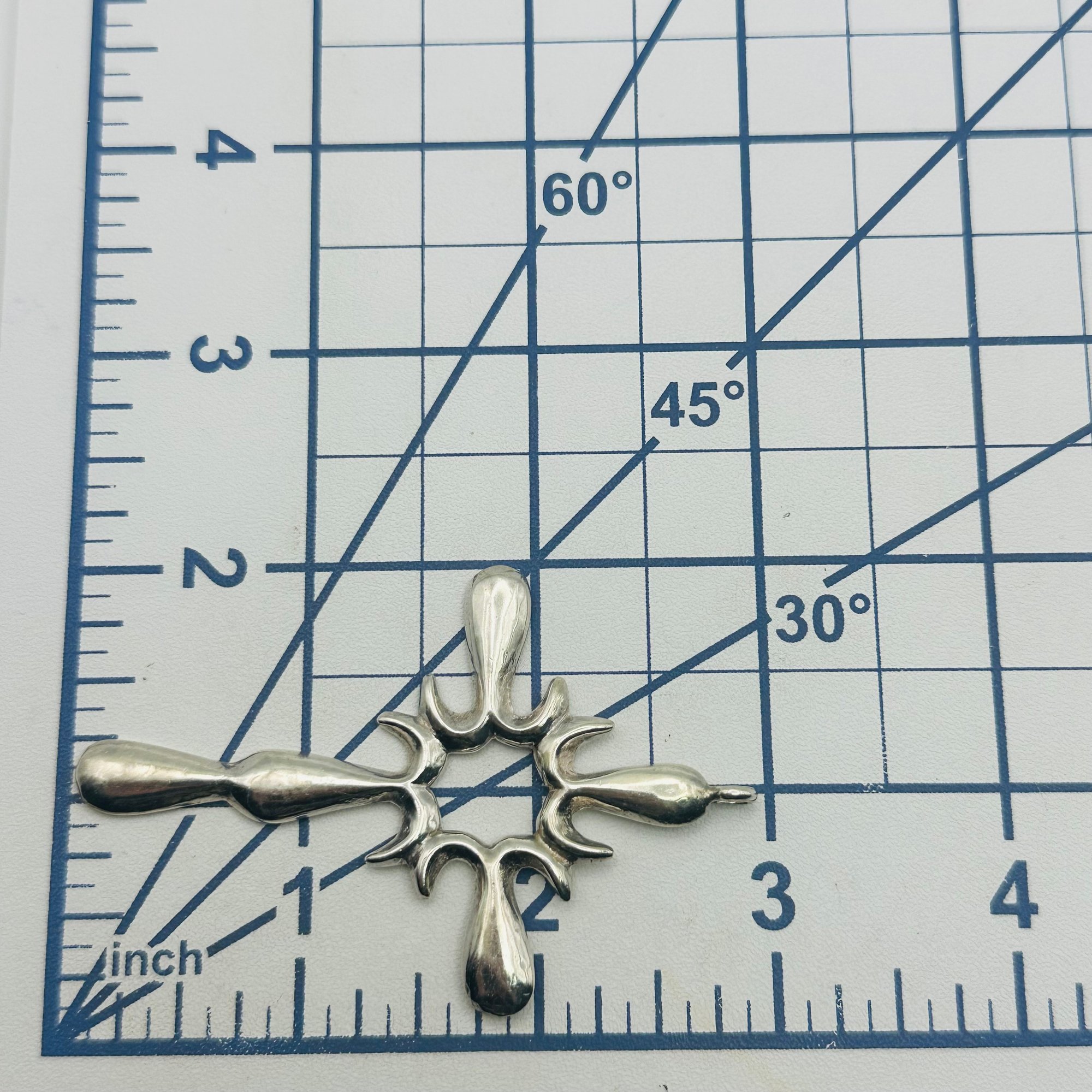Sterling Cross Pendant