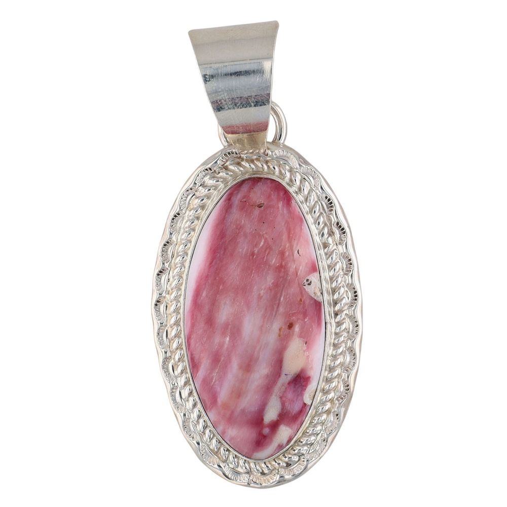 Lot 147: Richardson's Trading Post: Shirley Lee Navajo Sterling Spiny Oyster Pendant