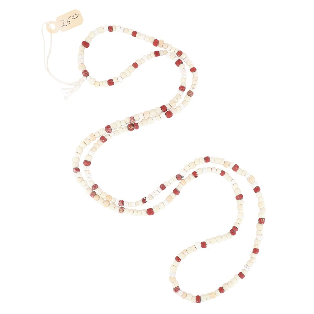 Lot 367: Vintage Maidu Trade Bead Necklace, Attributed