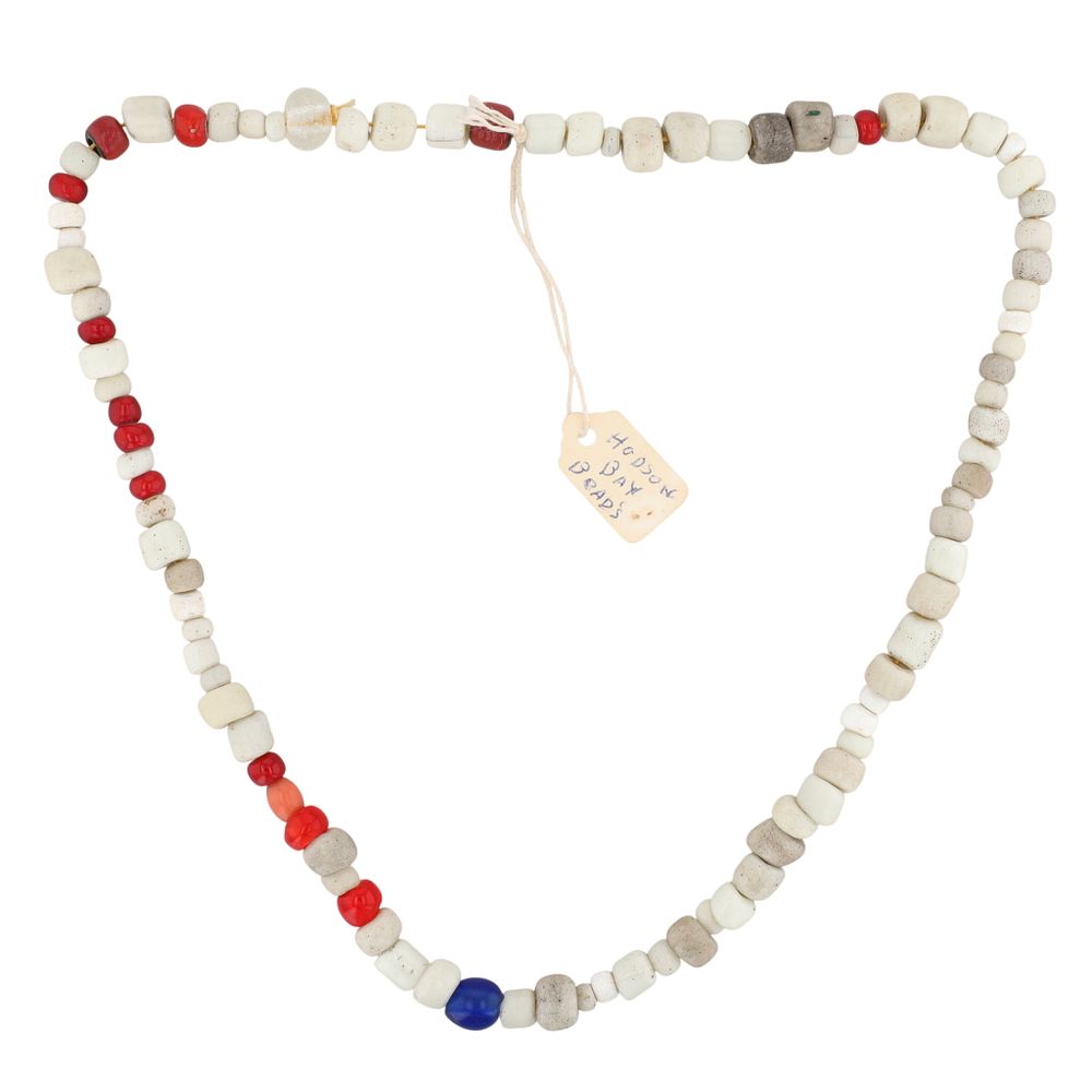Lot 372: Vintage Hudson Bay Trade Bead Necklace