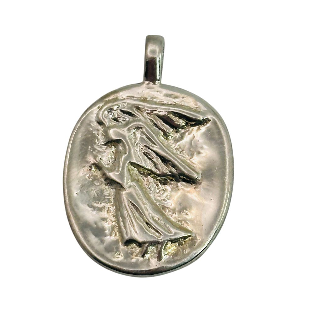 Lot 23: Vilmain And Klinger Sterling Angel Pendant