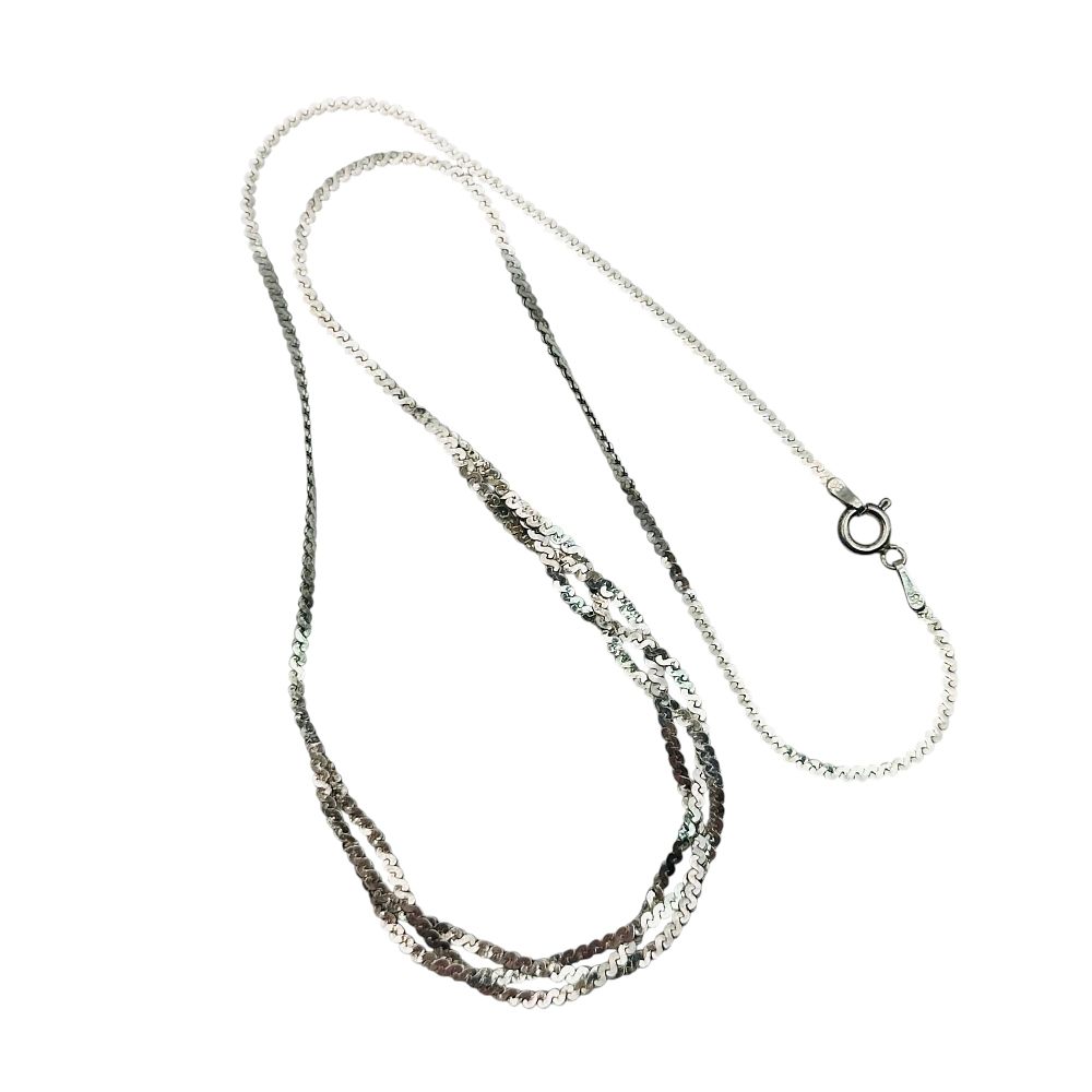 Lot 68: Sterling S Chain Necklace