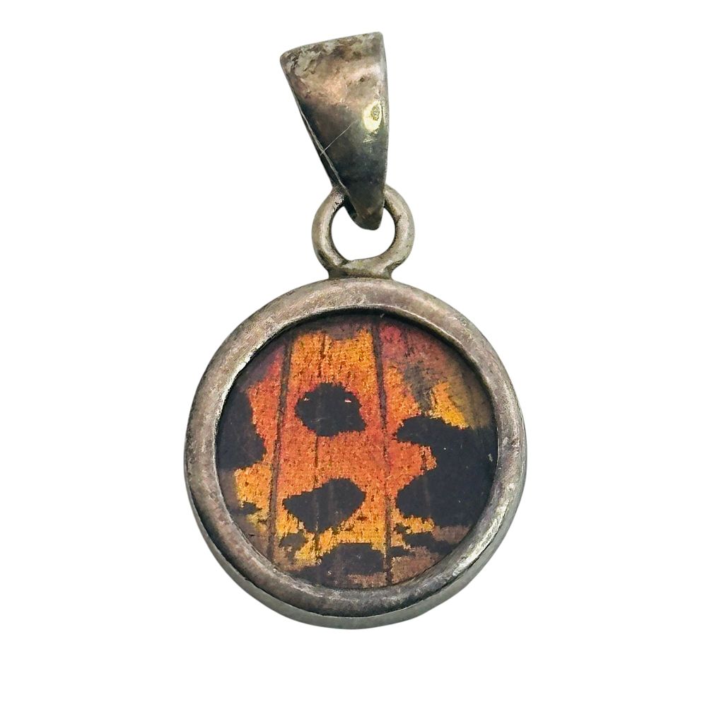 Lot 88: Sterling Butterfly Wing Pendant